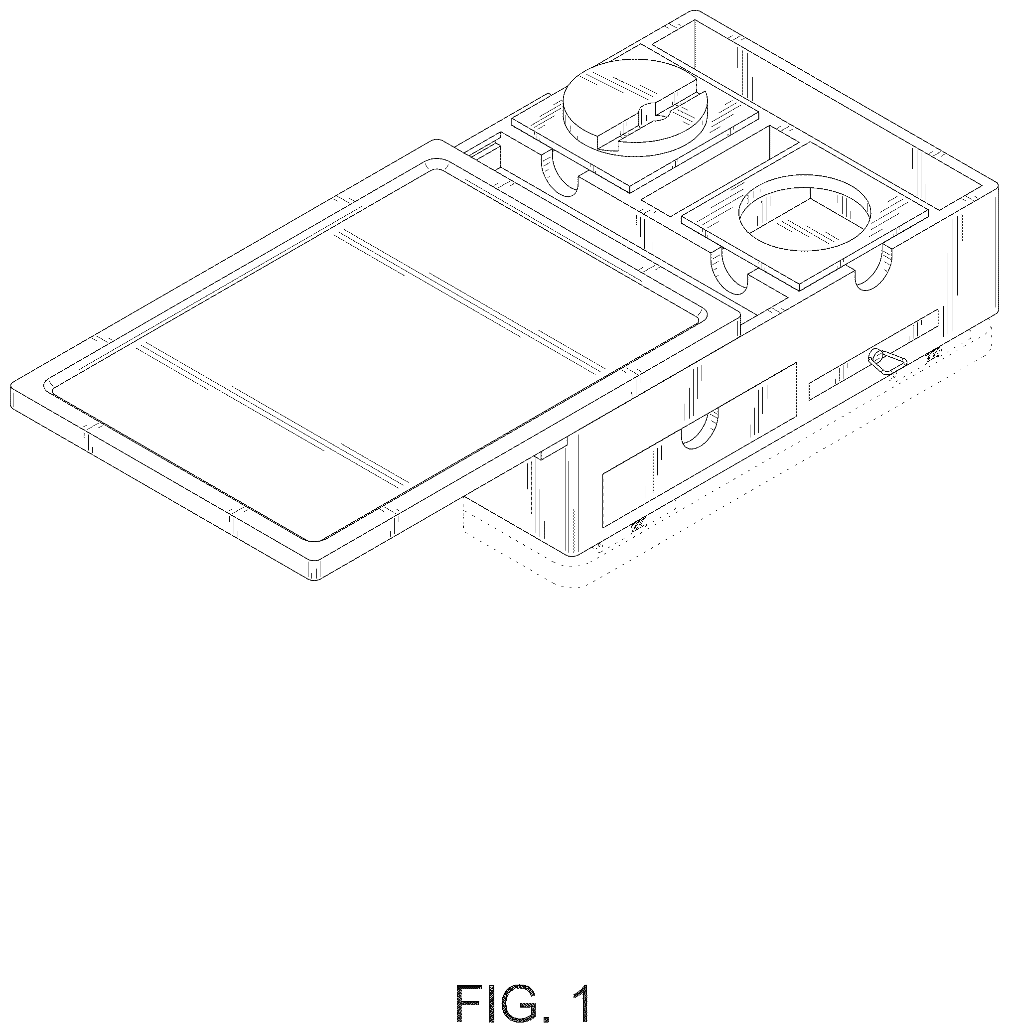 Patent USD1077509 — Couch arm table — Figure 1