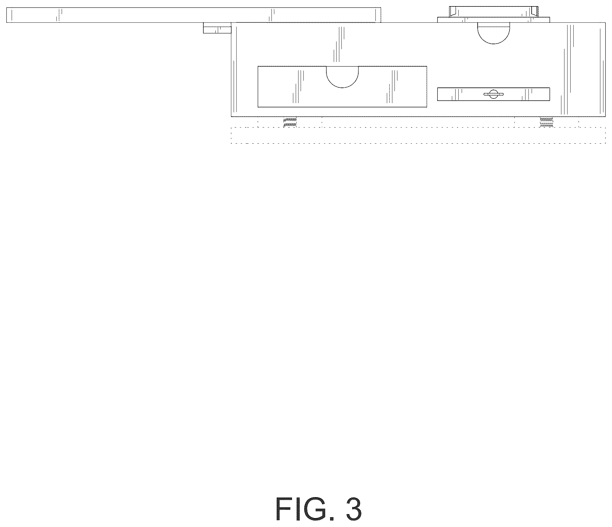 Patent USD1077509 Figure 3 – Couch arm table
