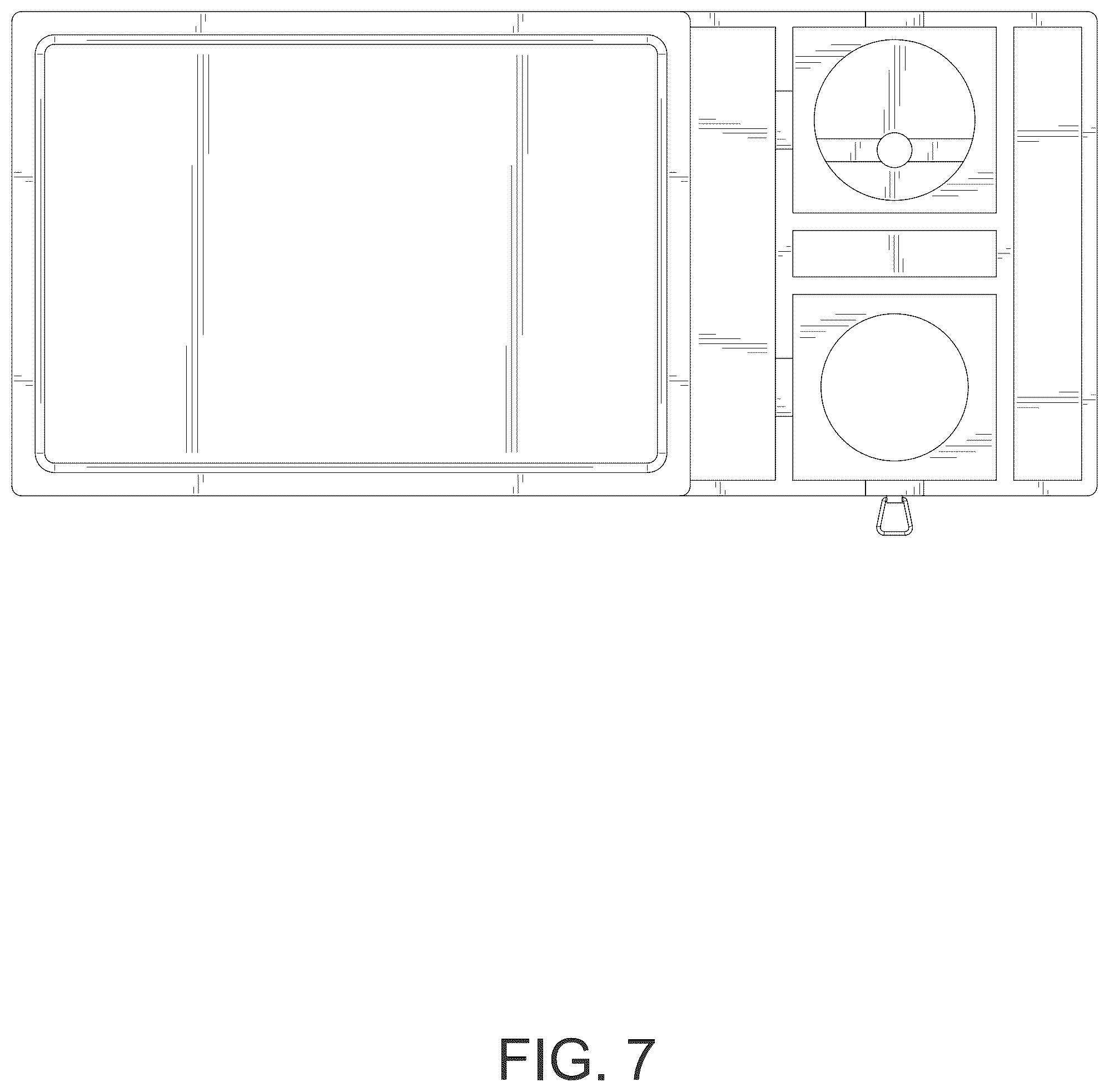 Patent USD1077509 Figure 7 – Couch arm table