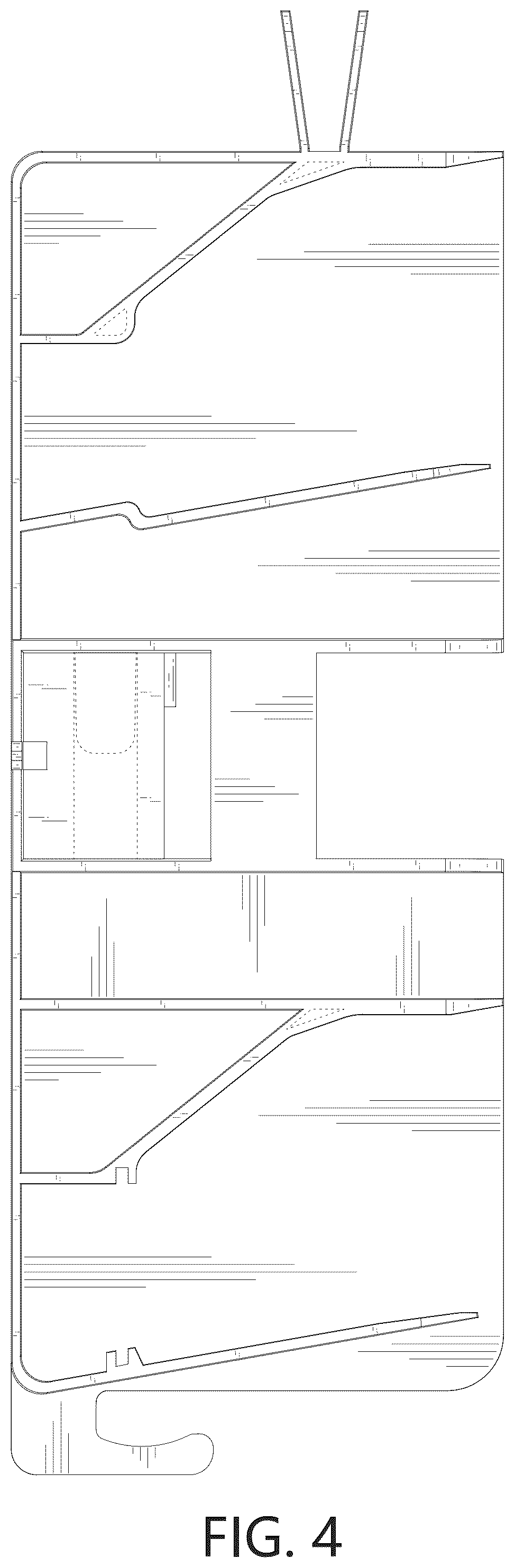 Patent USD1077521 Figure 4 – Spin scrubber organizer rack