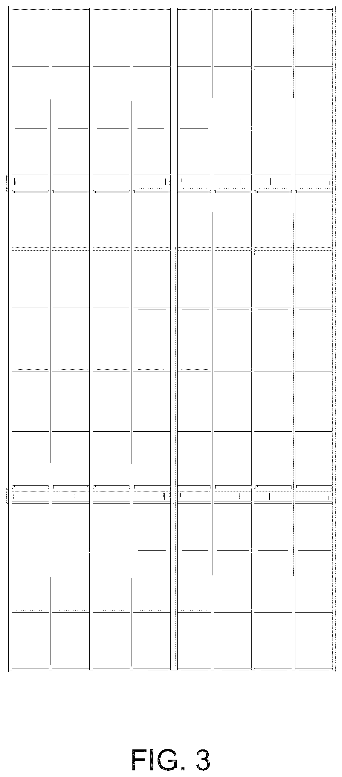 Patent USD1077523 Figure 3 – Wall shelf