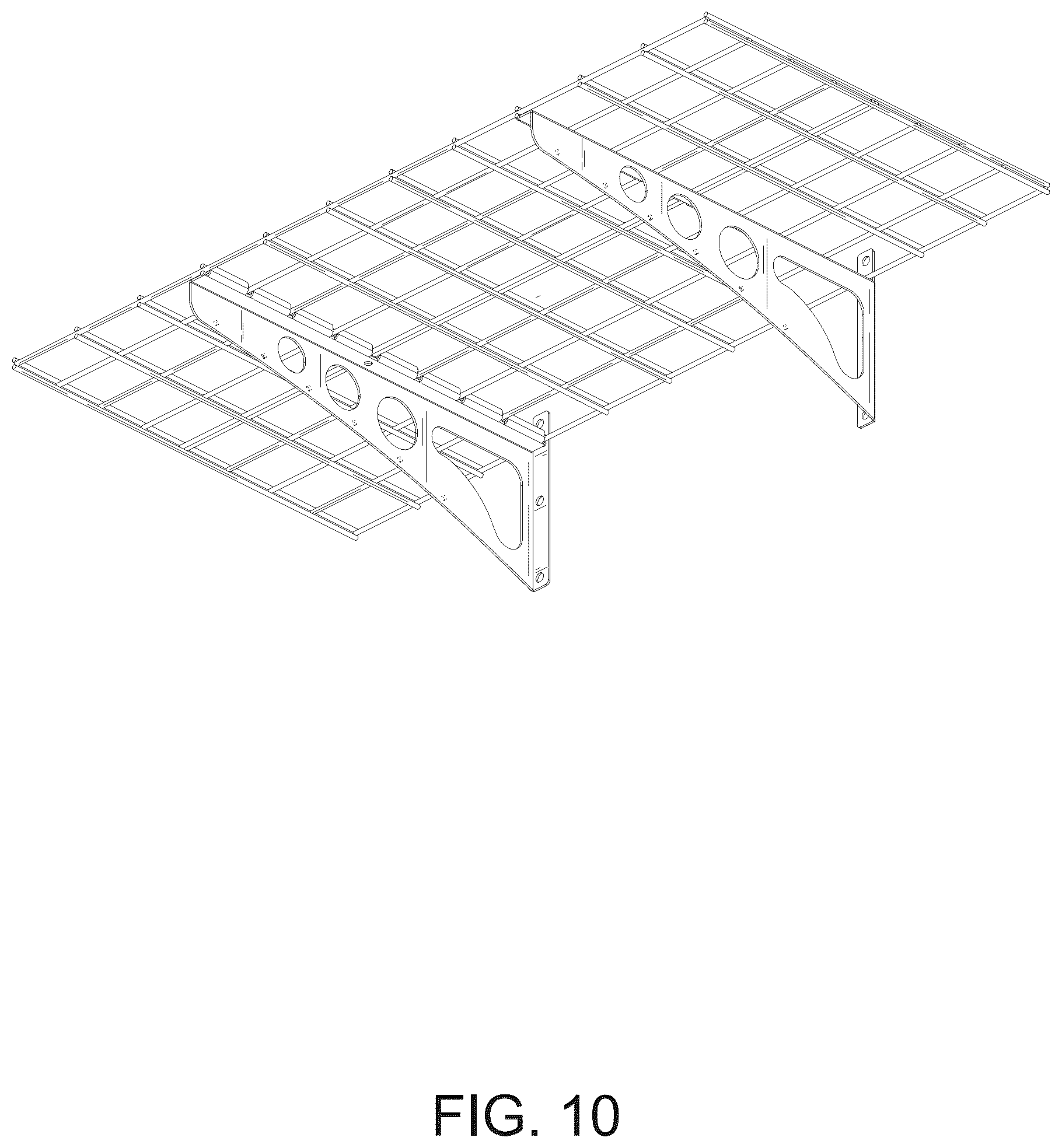 Patent USD1077523 Figure 10 – Wall shelf