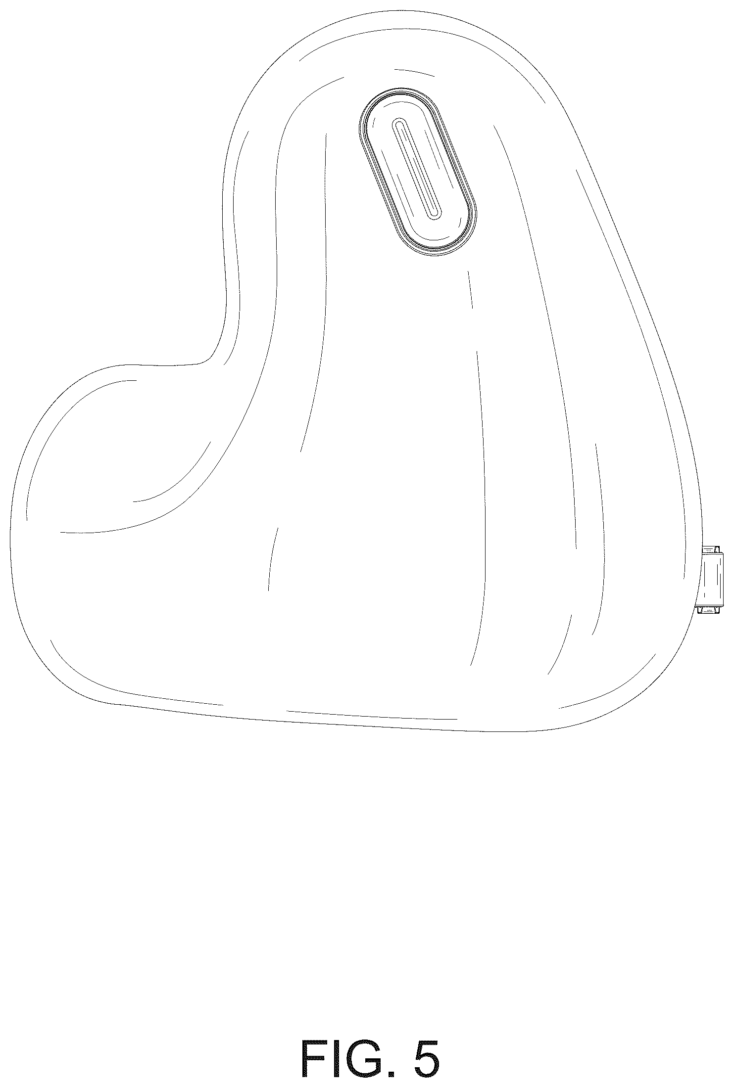 Patent USD1077527 Figure 5 – Neck pillow