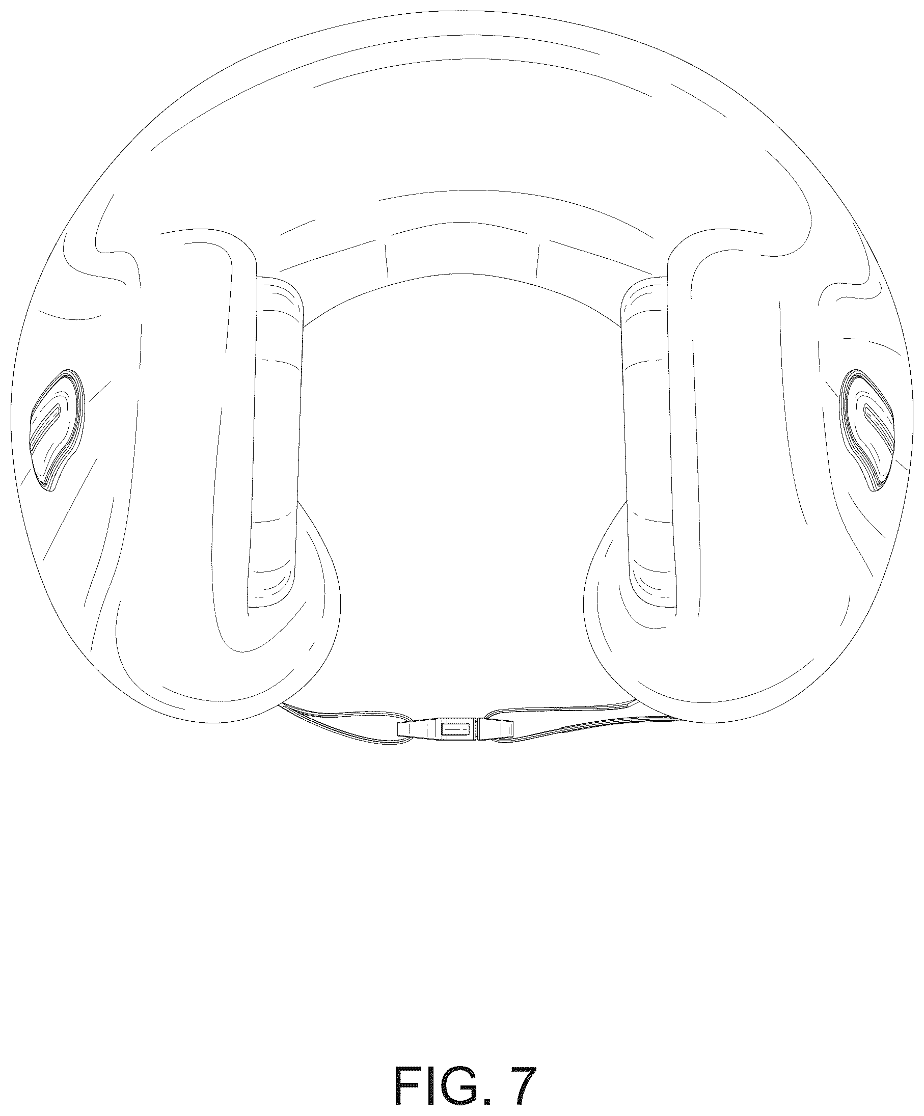 Patent USD1077527 Figure 7 – Neck pillow