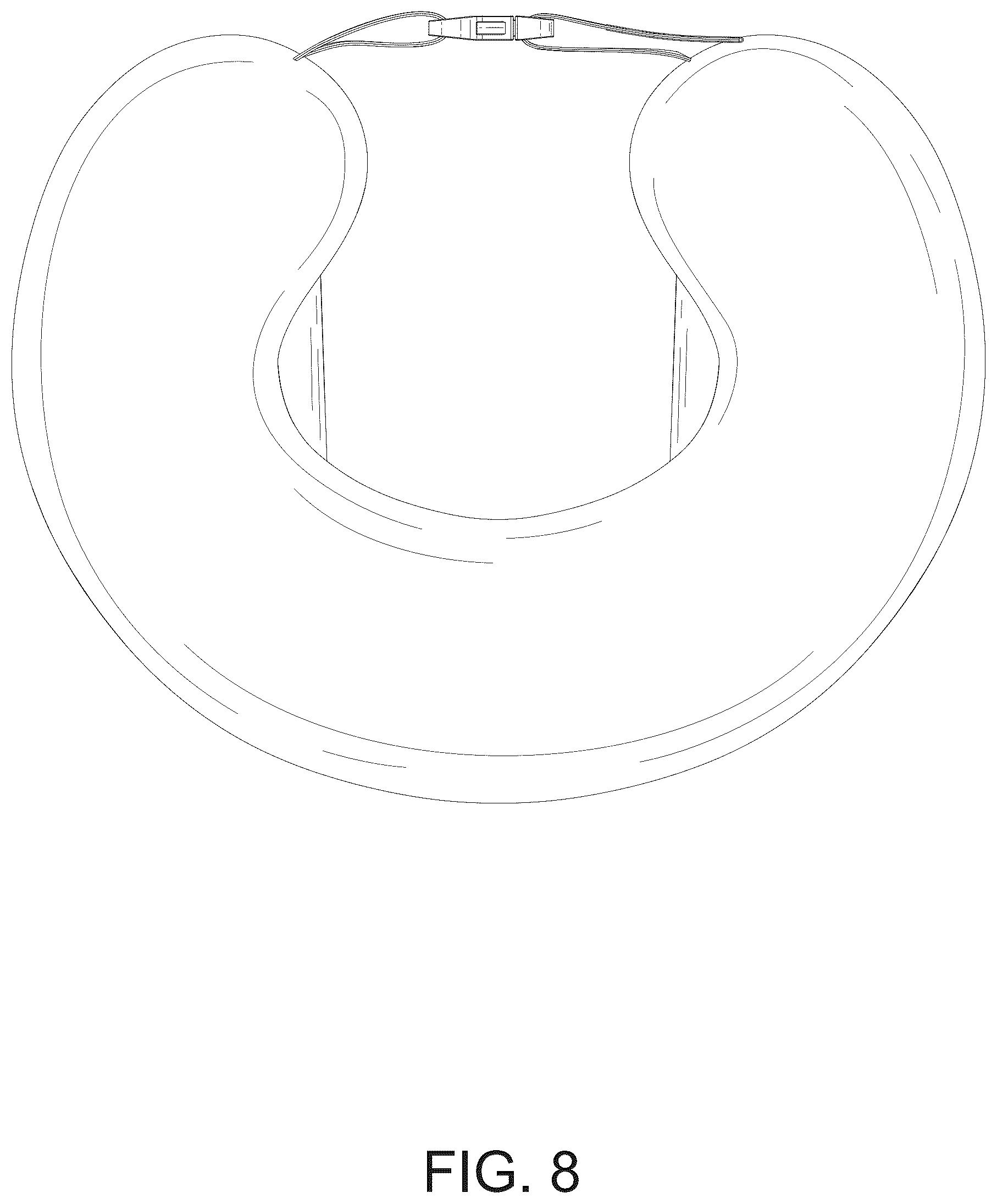 Patent USD1077527 Figure 8 – Neck pillow
