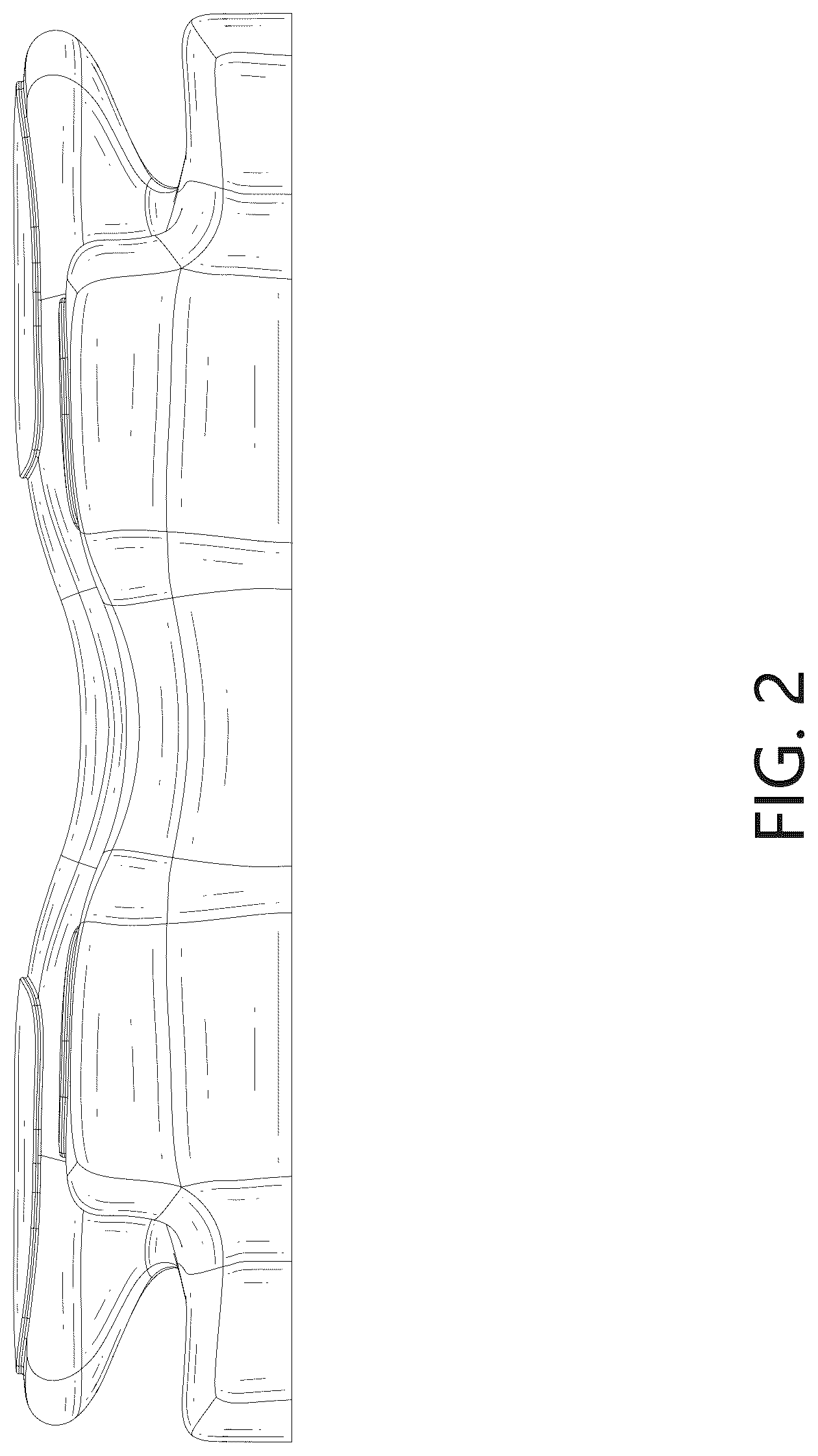 Patent USD1077529 Figure 2 – Pillow