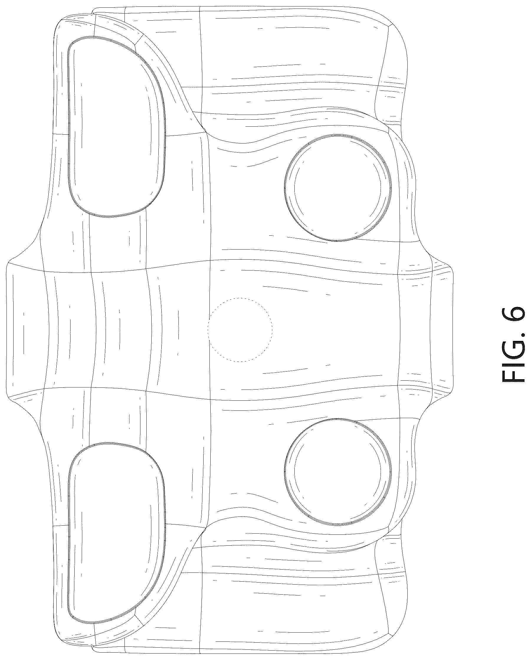 Patent USD1077529 Figure 6 – Pillow