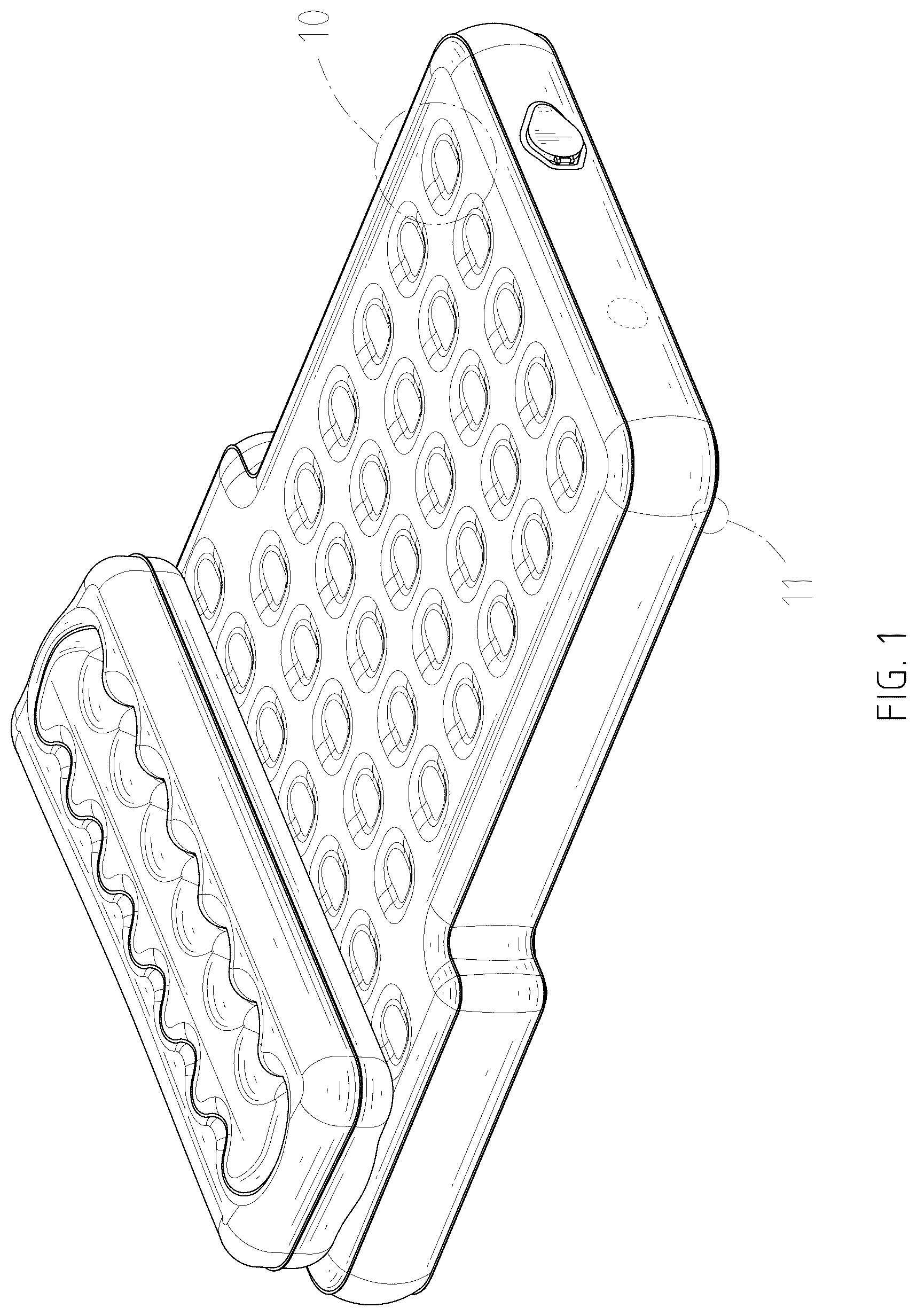 Patent USD1077530 — Car air mattress — Figure 1
