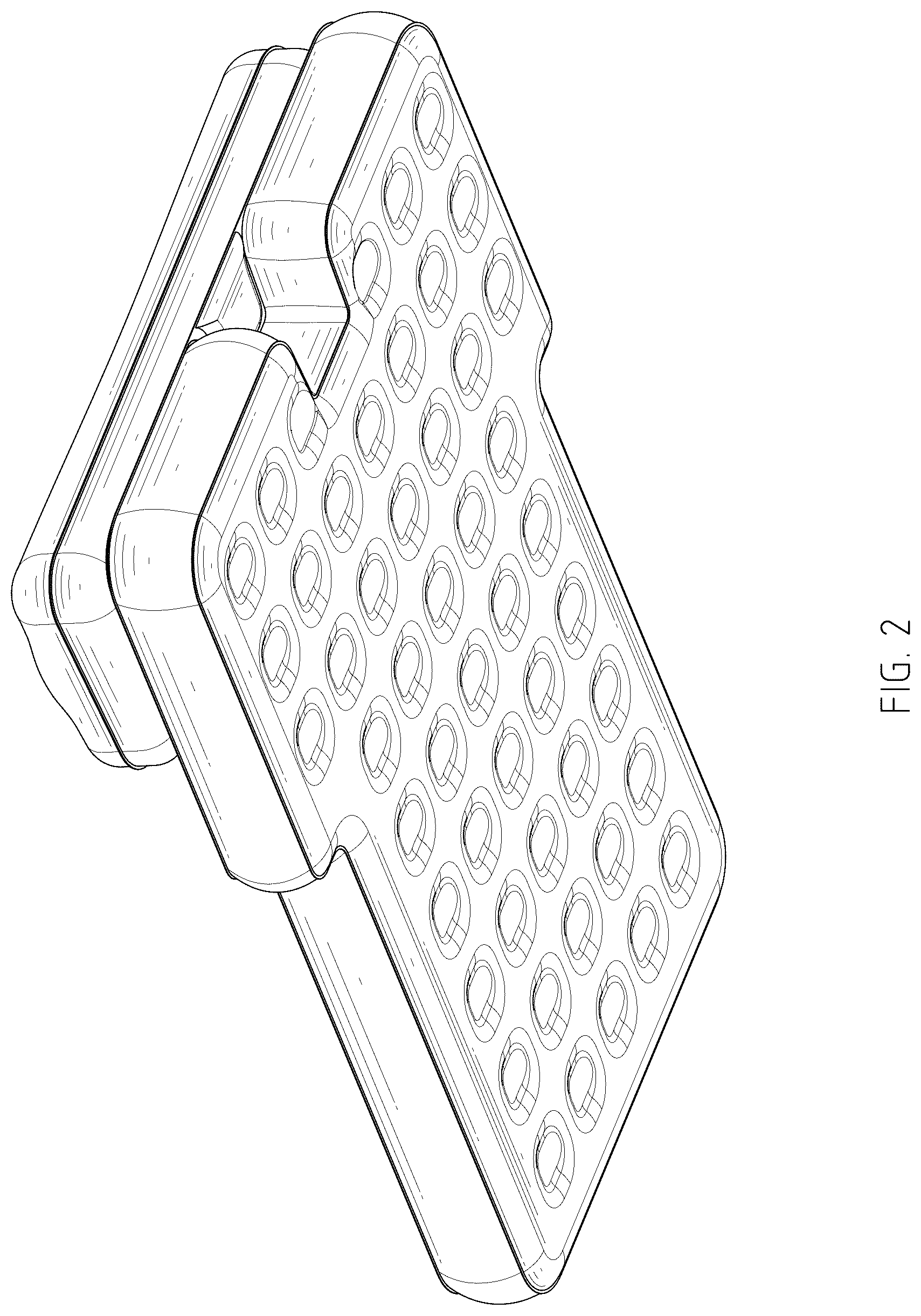 Patent USD1077530 Figure 2 – Car air mattress