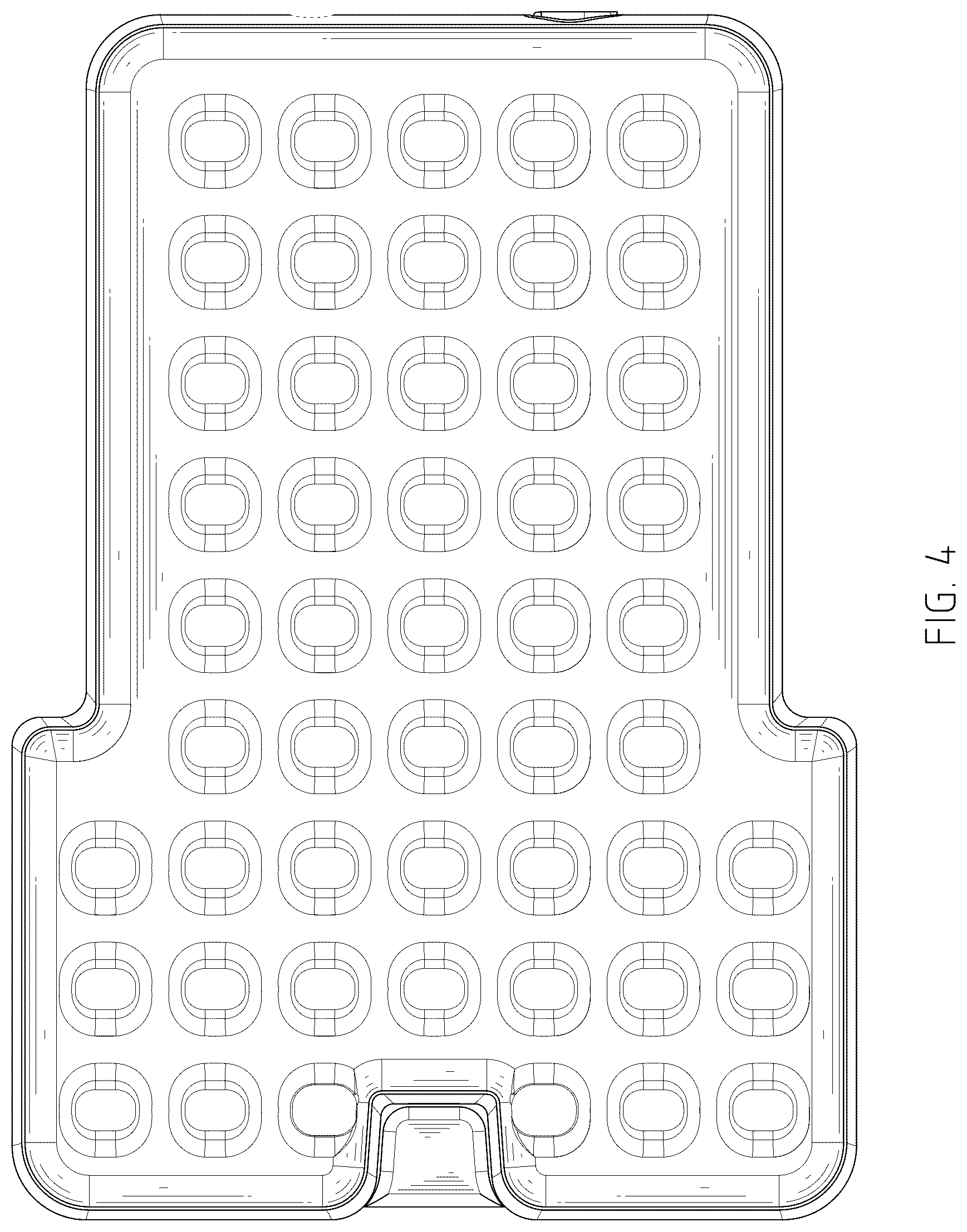 Patent USD1077530 Figure 4 – Car air mattress