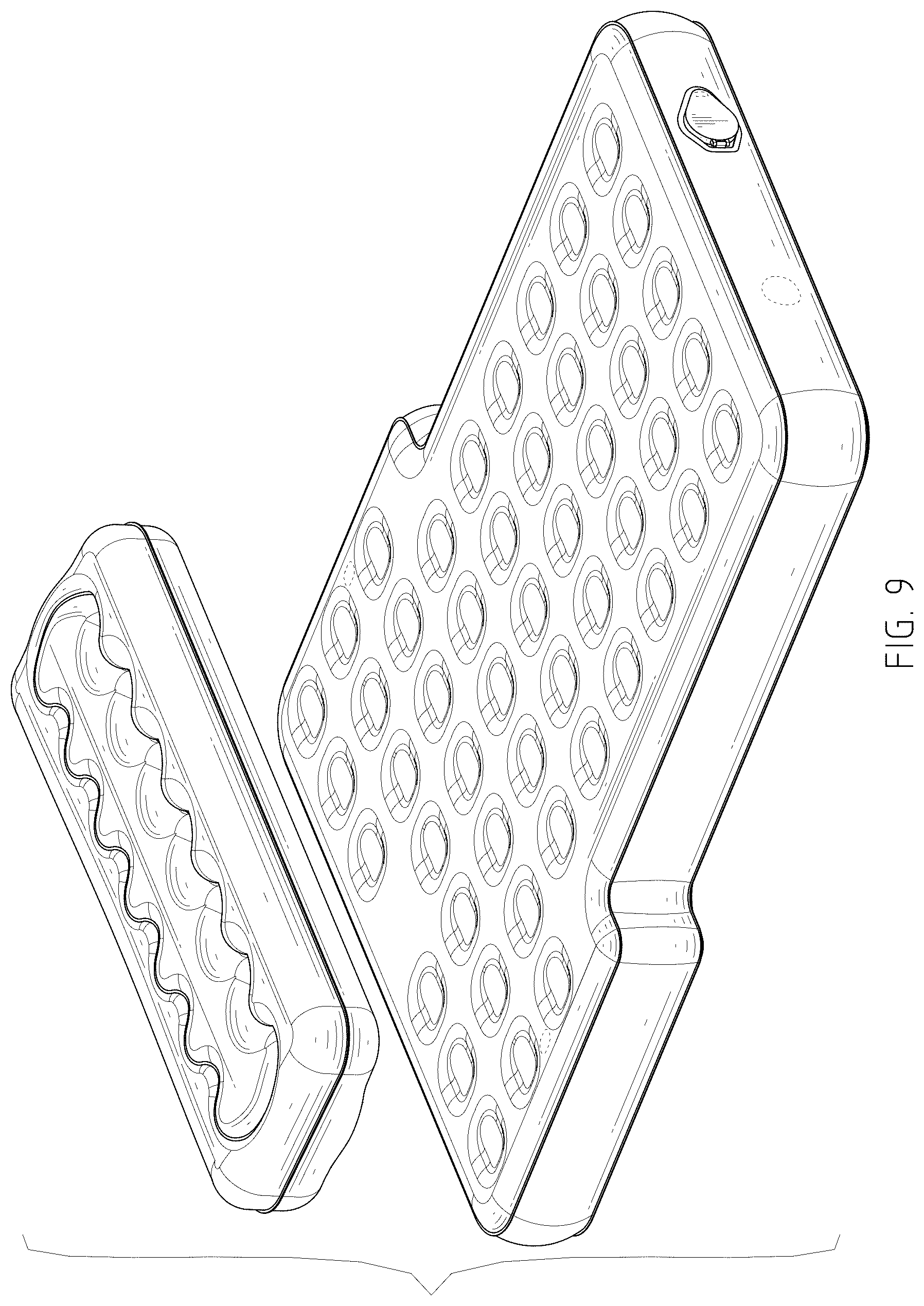 Patent USD1077530 Figure 9 – Car air mattress