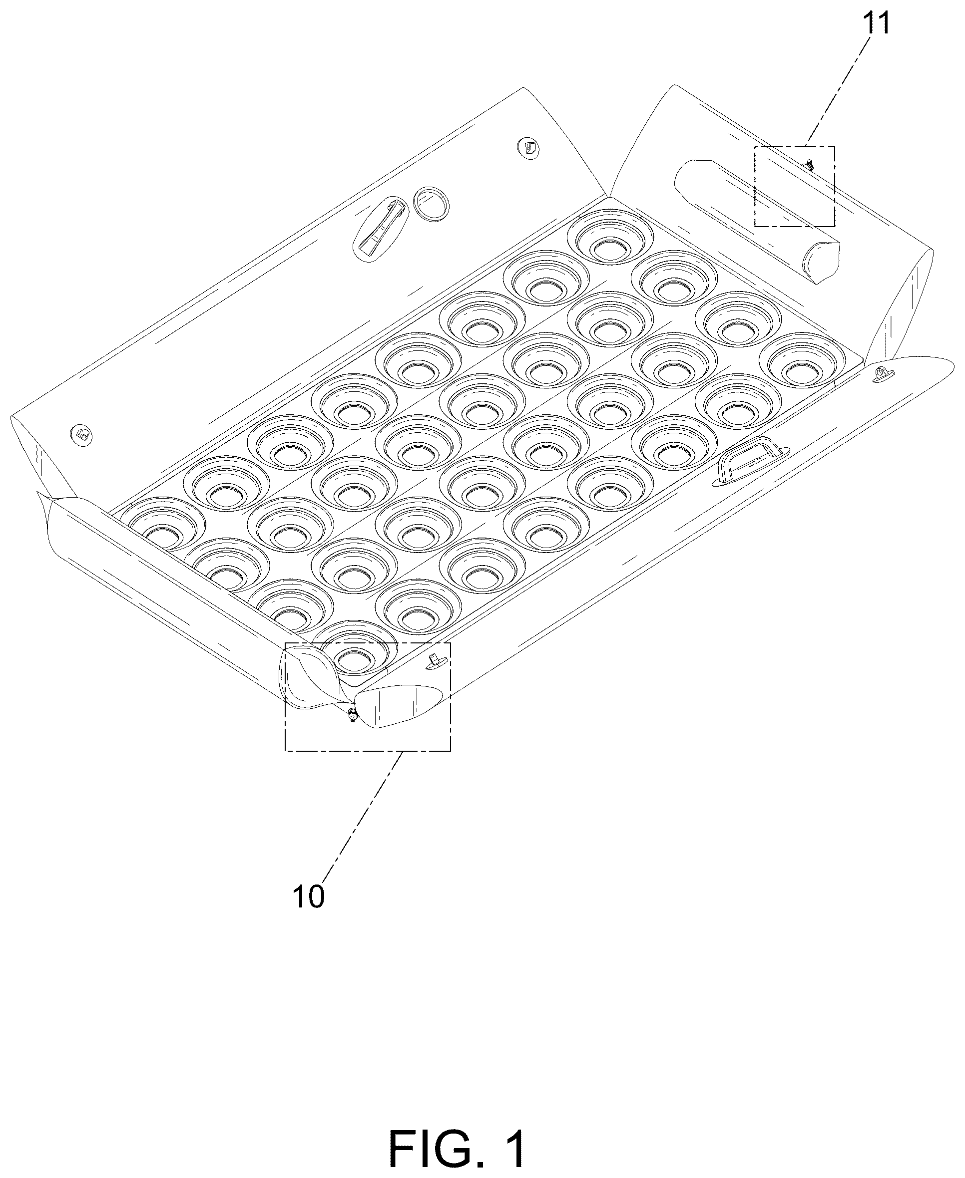 Patent USD1077531 Figure 1 – Inflatable bed