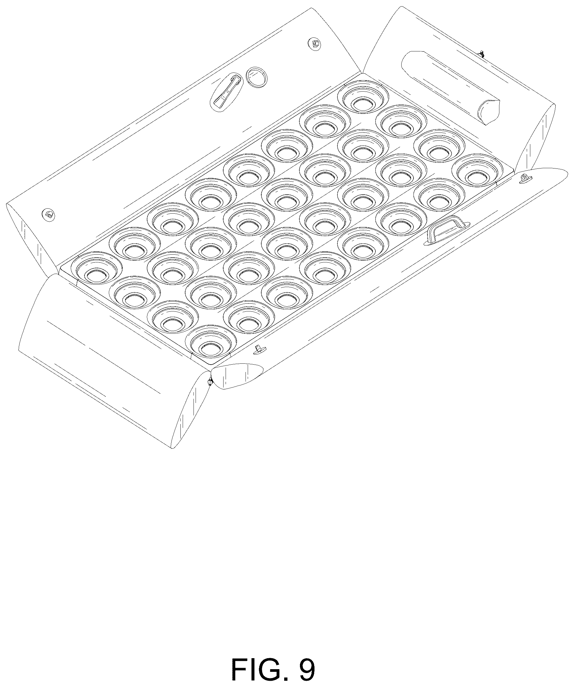 Patent USD1077531 Figure 9 – Inflatable bed