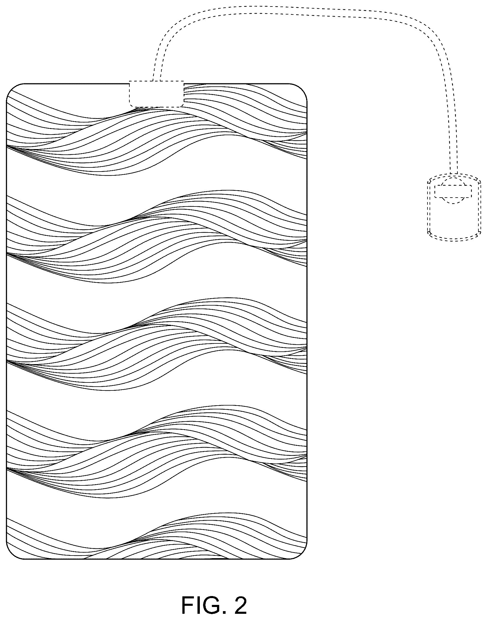 Patent USD1077532 Figure 2 – Mattress massage topper