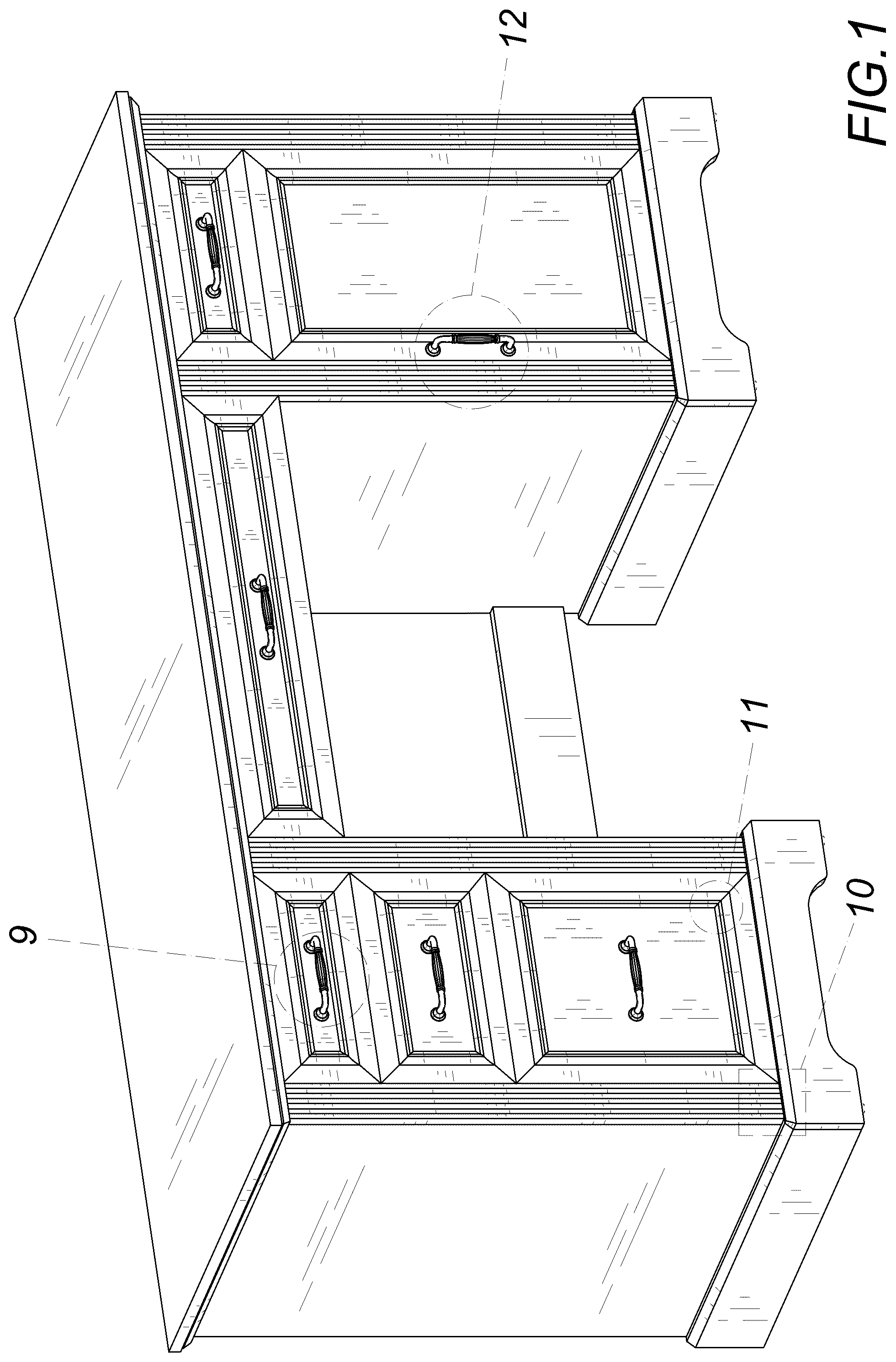 Patent USD1077534 Figure 1 – Desk