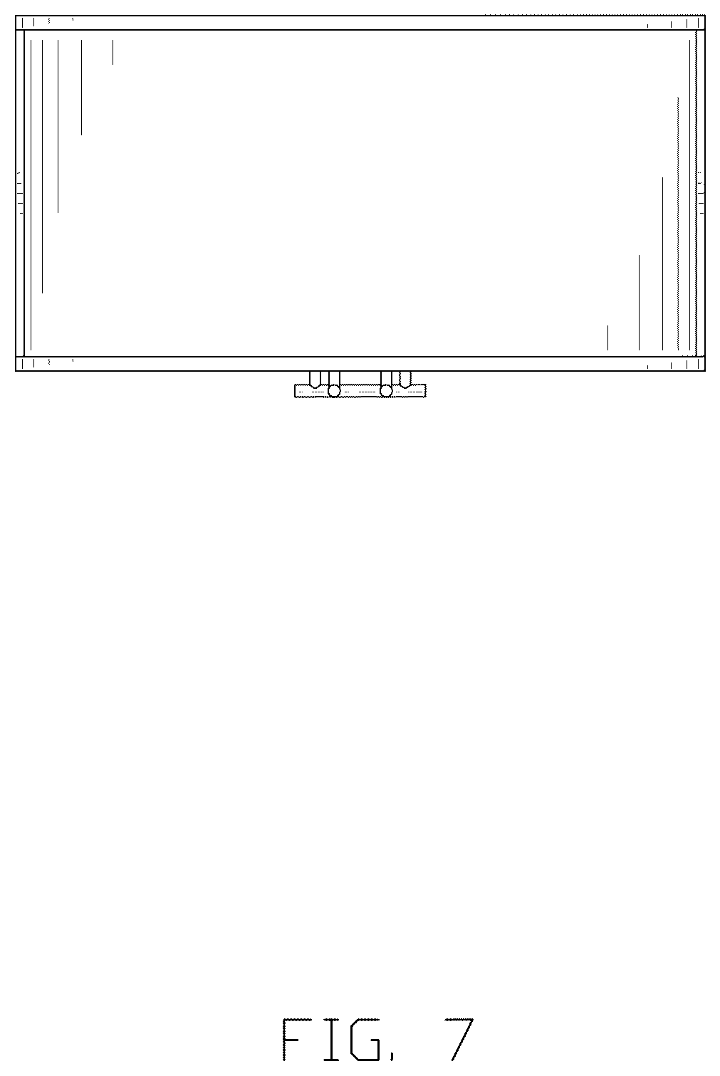 Patent USD1077535 Figure 7 – Set of cabinets