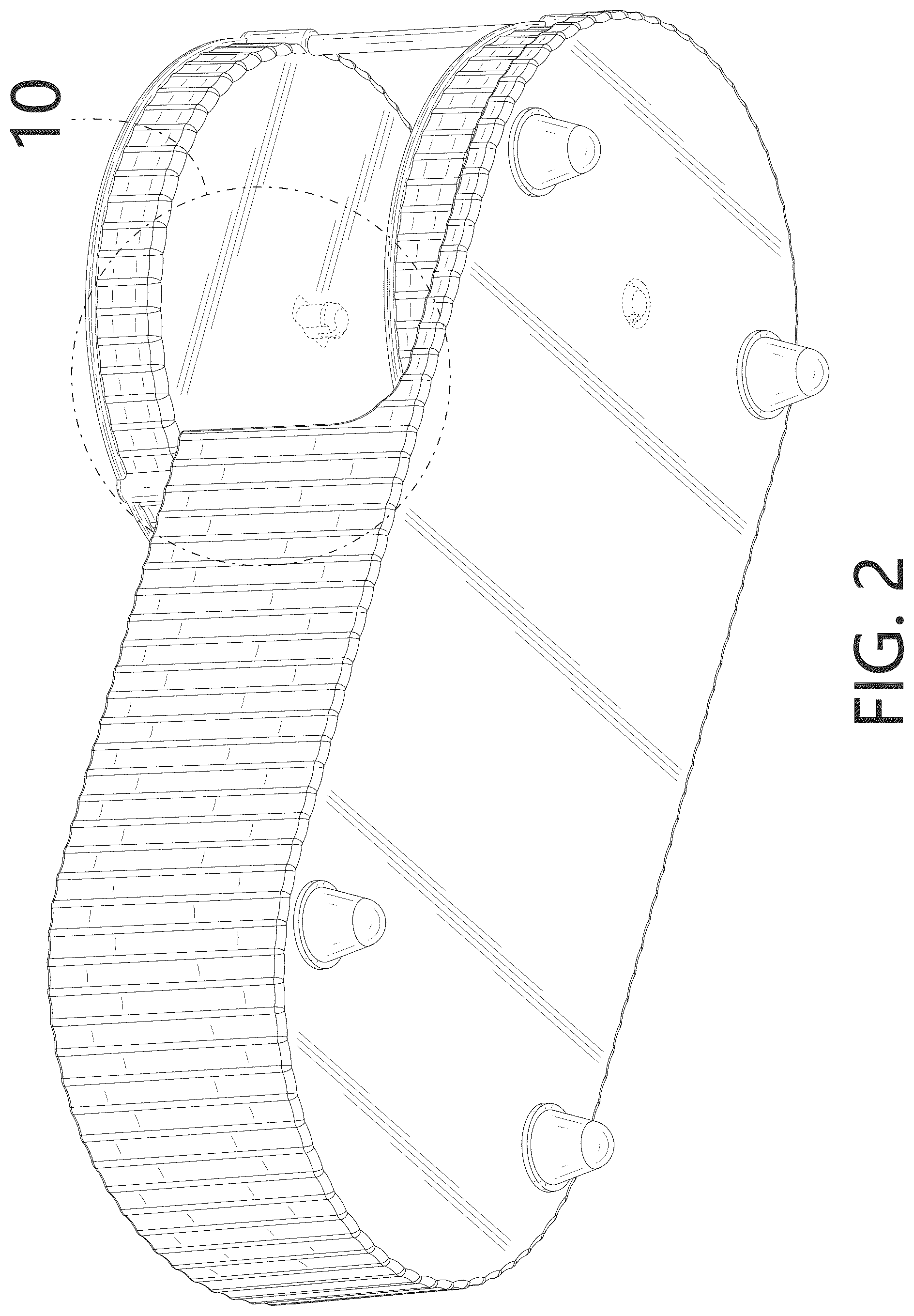 Patent USD1077537 Figure 2 – Cosmetic display rack