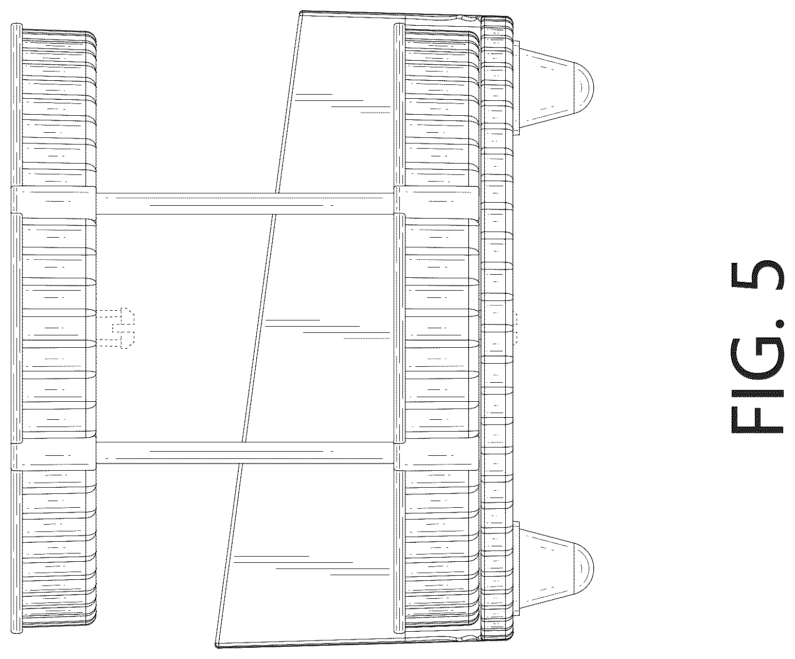 Patent USD1077537 Figure 5 – Cosmetic display rack