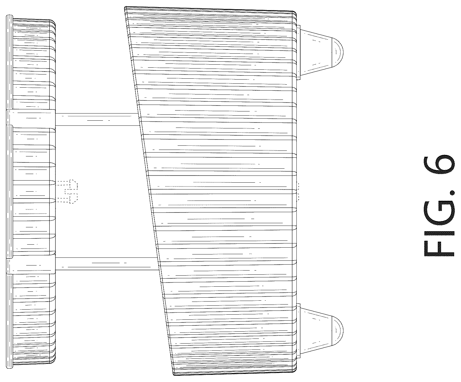 Patent USD1077537 Figure 6 – Cosmetic display rack