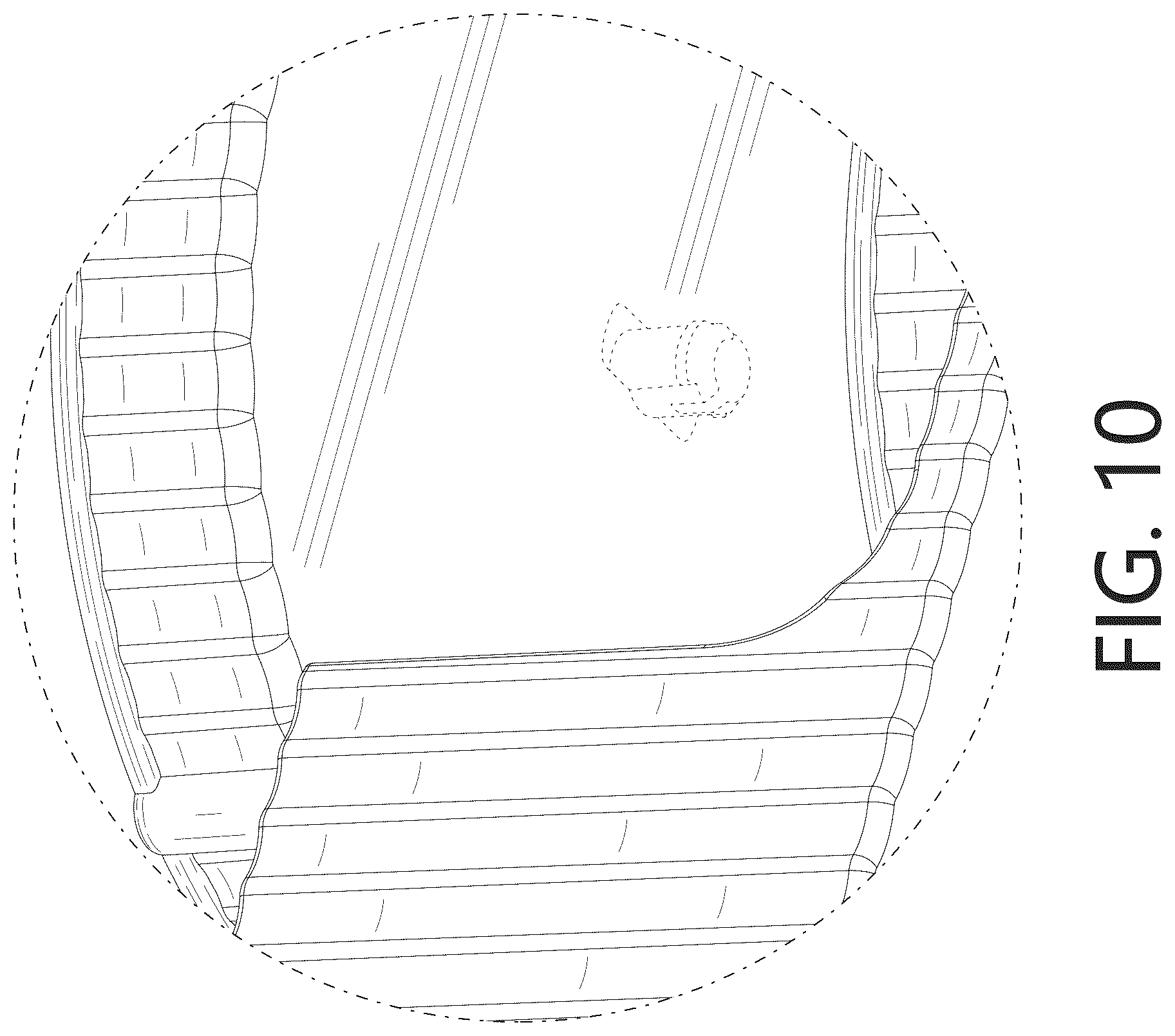 Patent USD1077537 Figure 10 – Cosmetic display rack