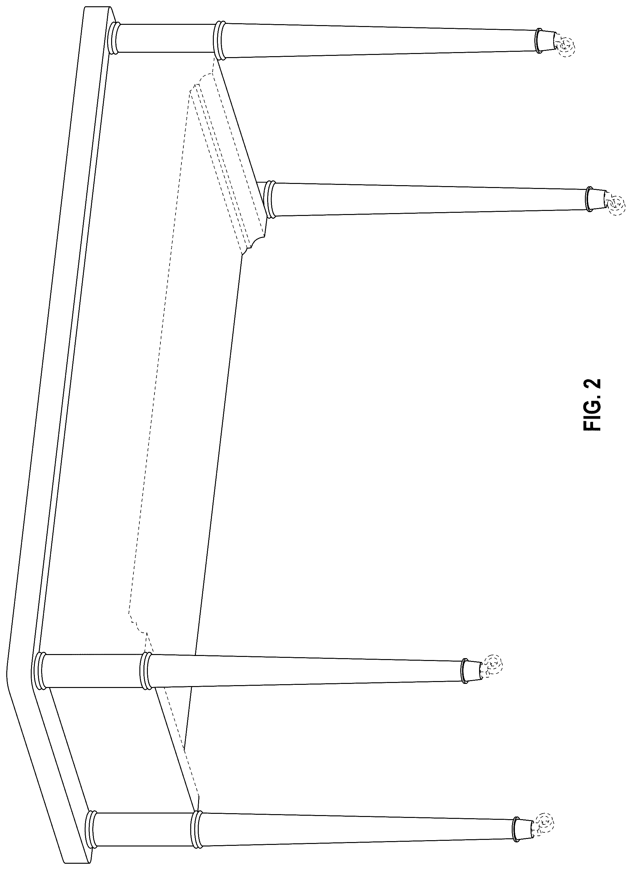 Patent USD1077538 Figure 2 – Vanity table