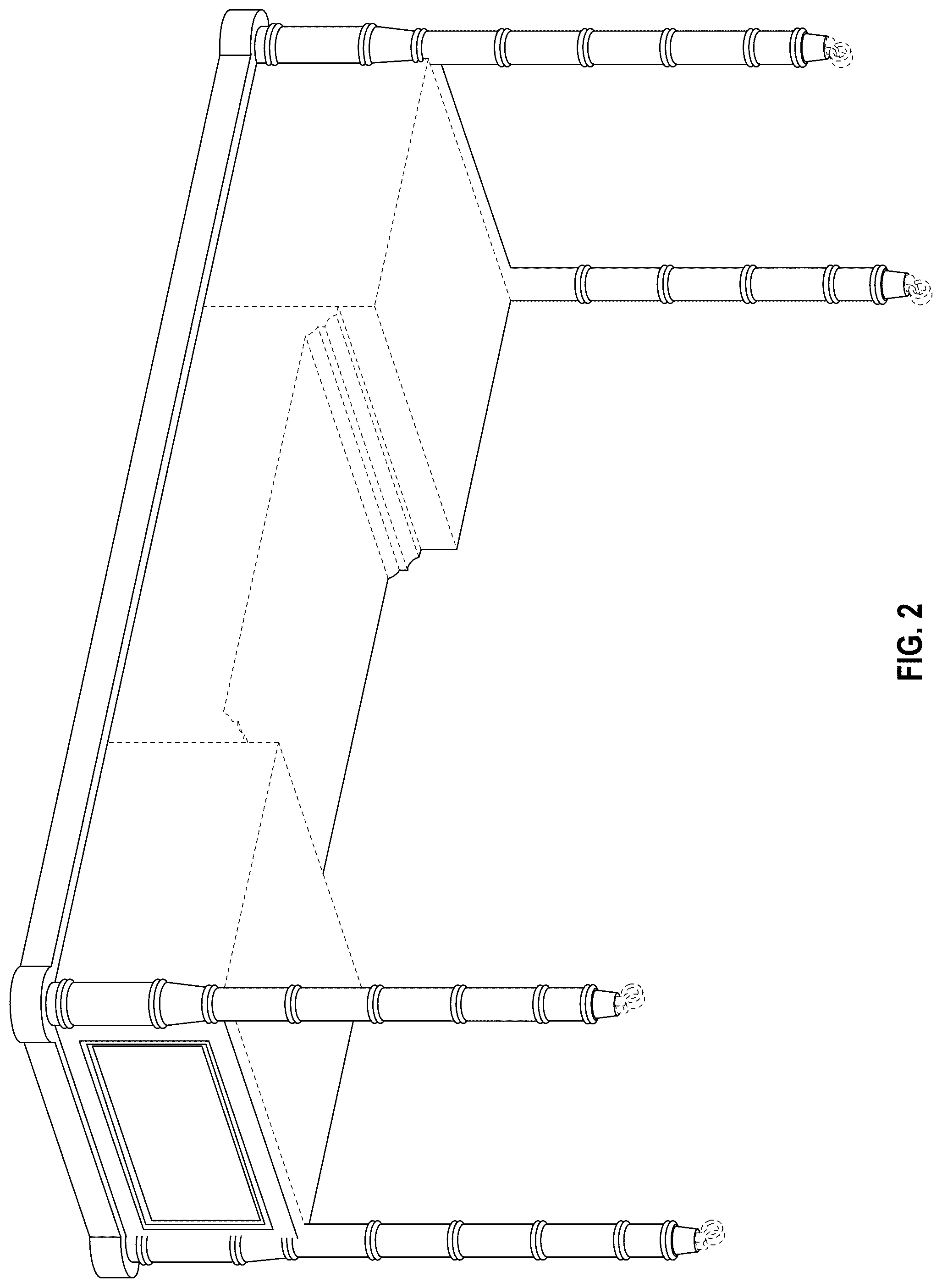 Patent USD1077540 Figure 2 – Vanity