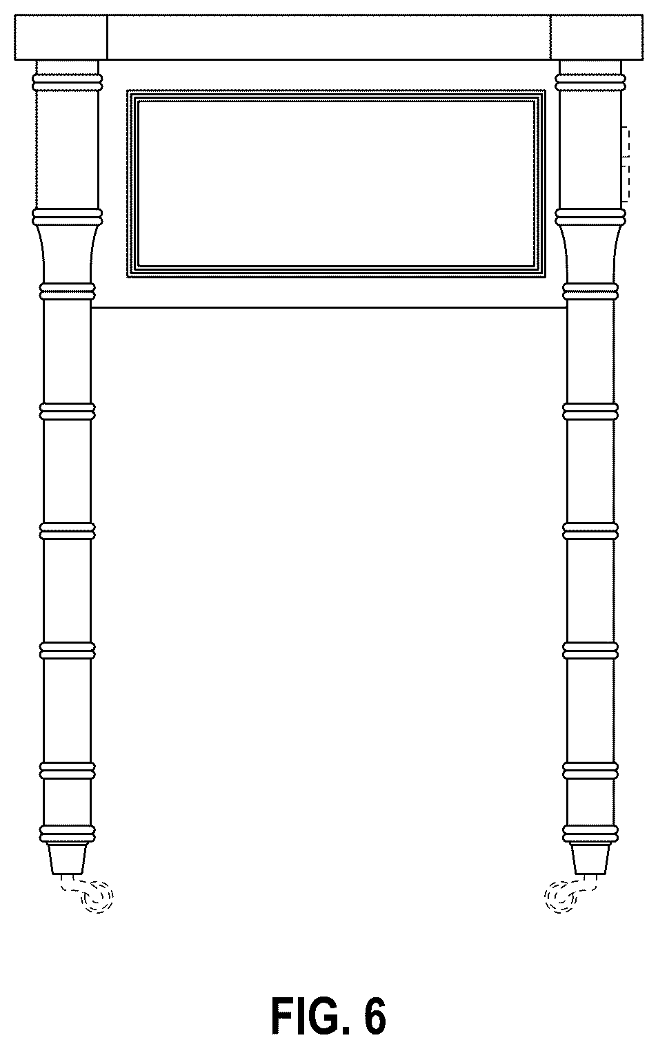 Patent USD1077540 Figure 6 – Vanity