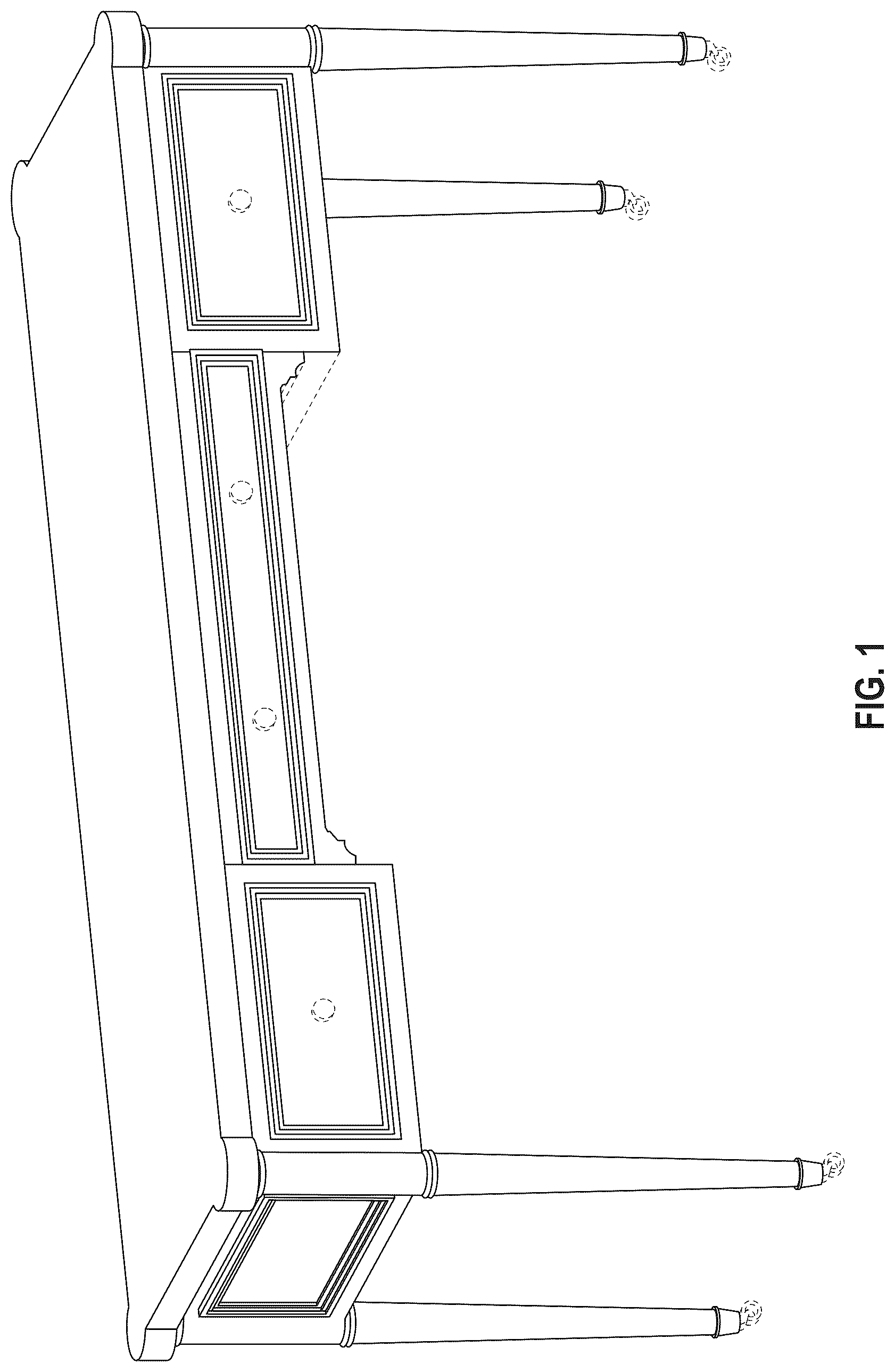 Patent USD1077541 — Vanity — Figure 1