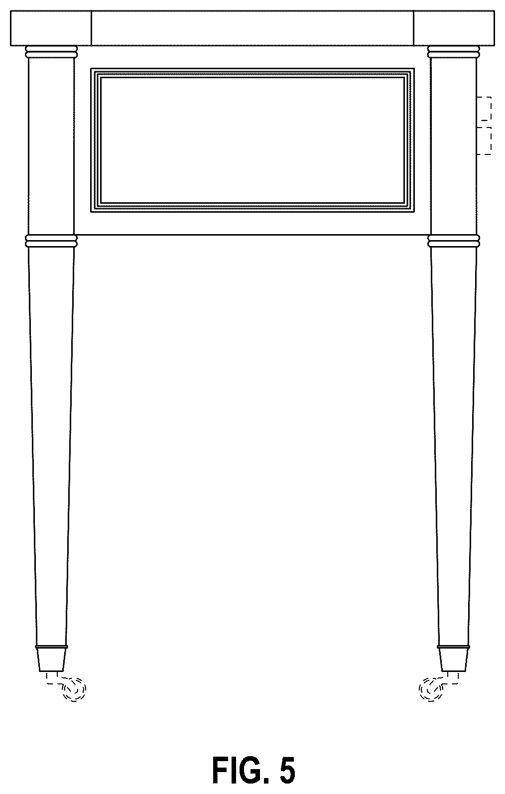 Patent USD1077541 Figure 5 – Vanity