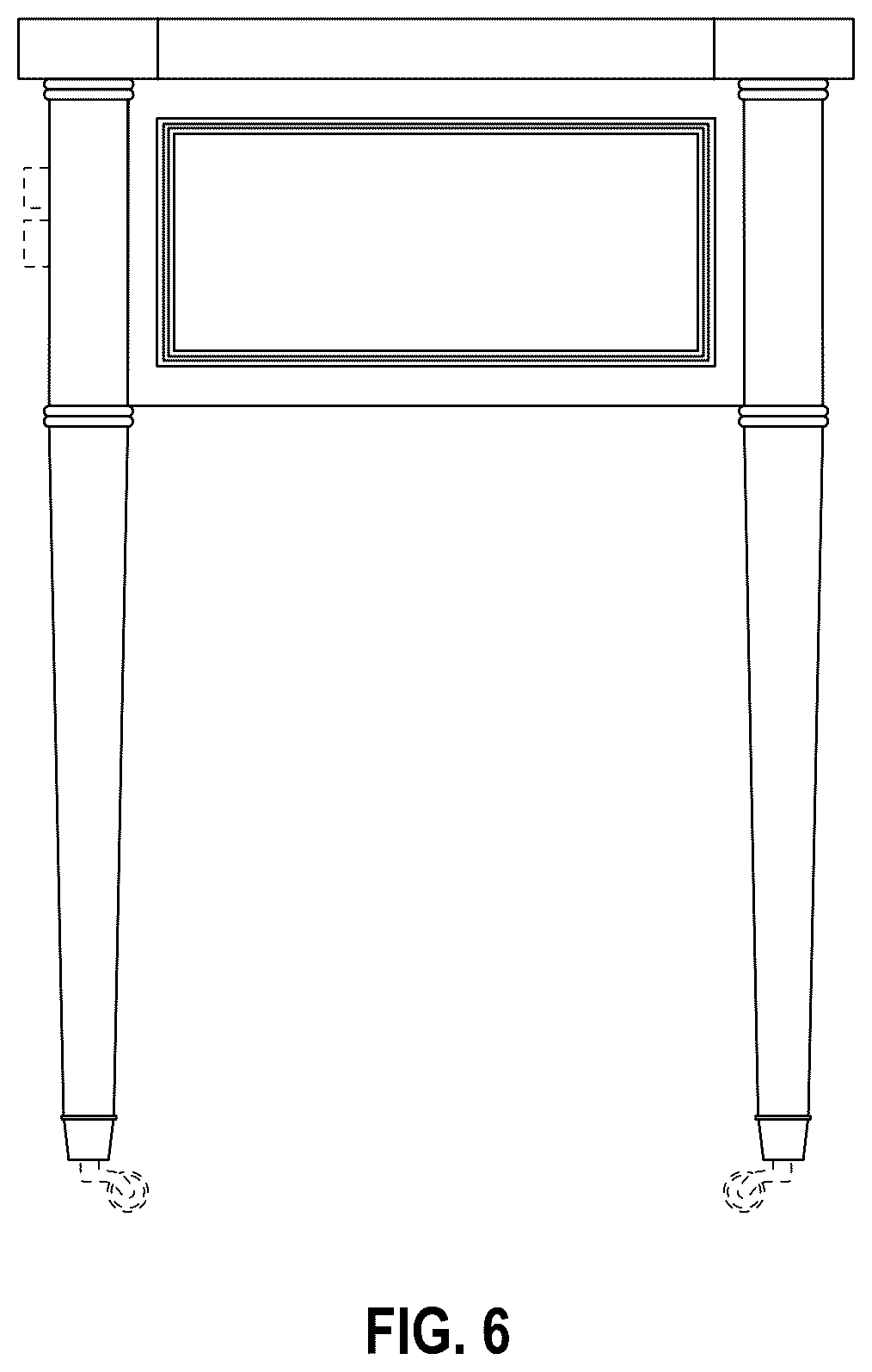 Patent USD1077541 Figure 6 – Vanity