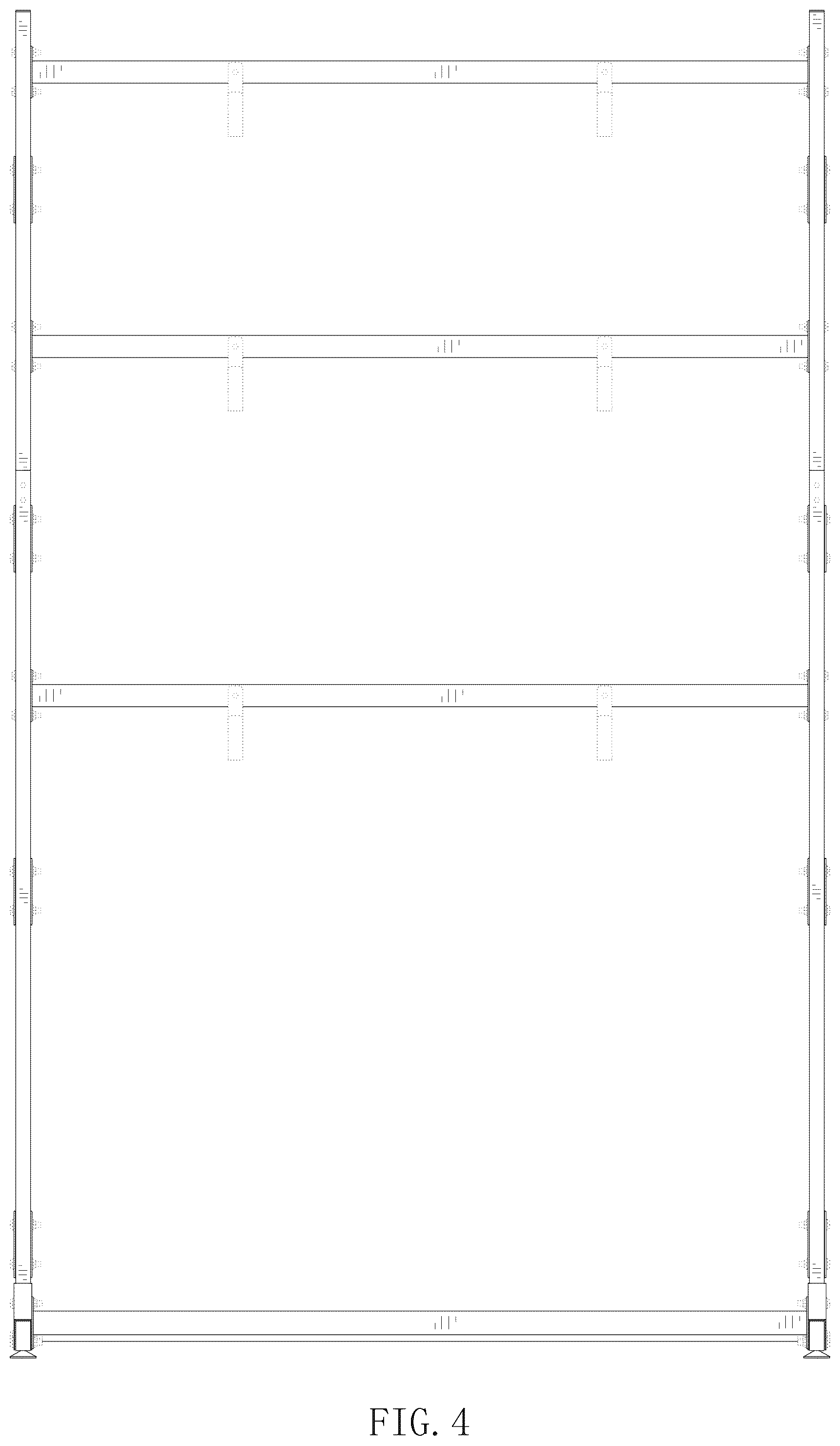 Patent USD1077543 Figure 4 – Kayak rack
