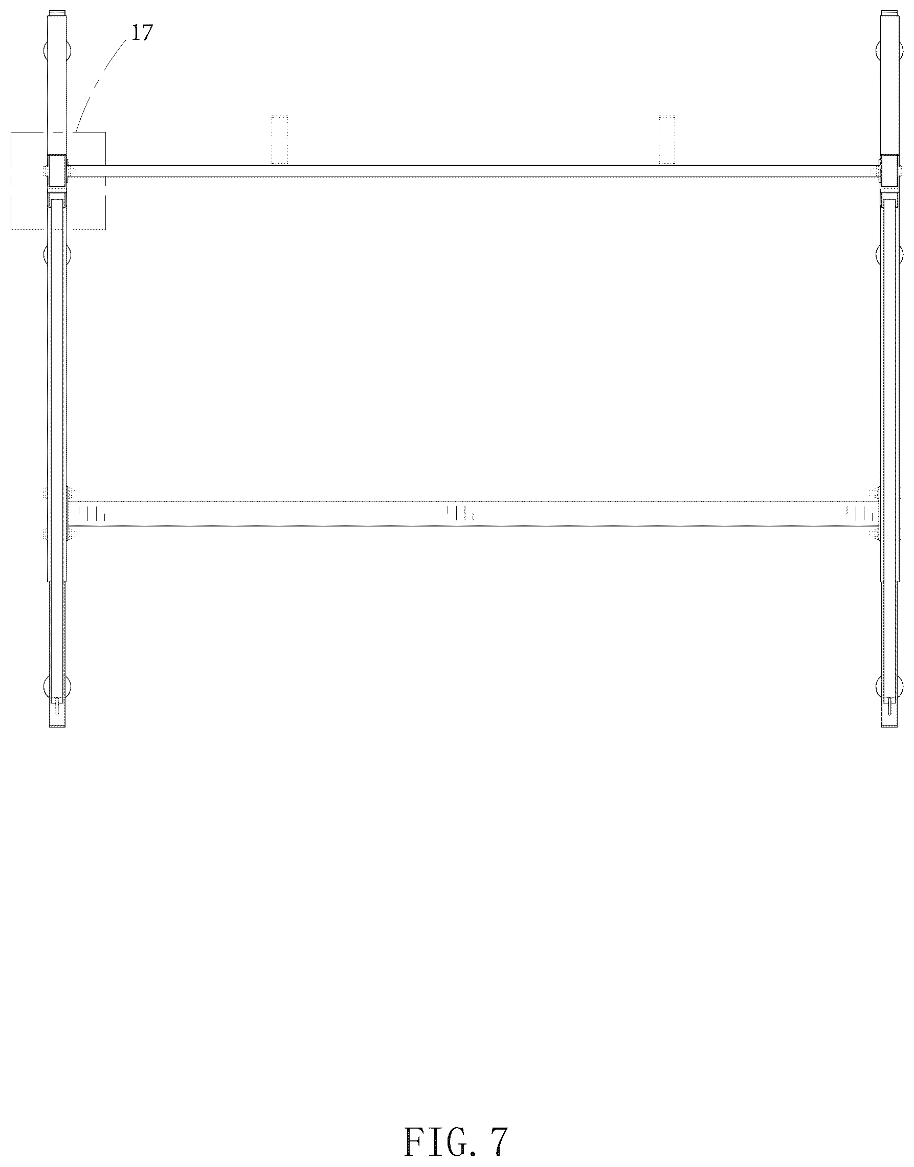Patent USD1077543 Figure 7 – Kayak rack