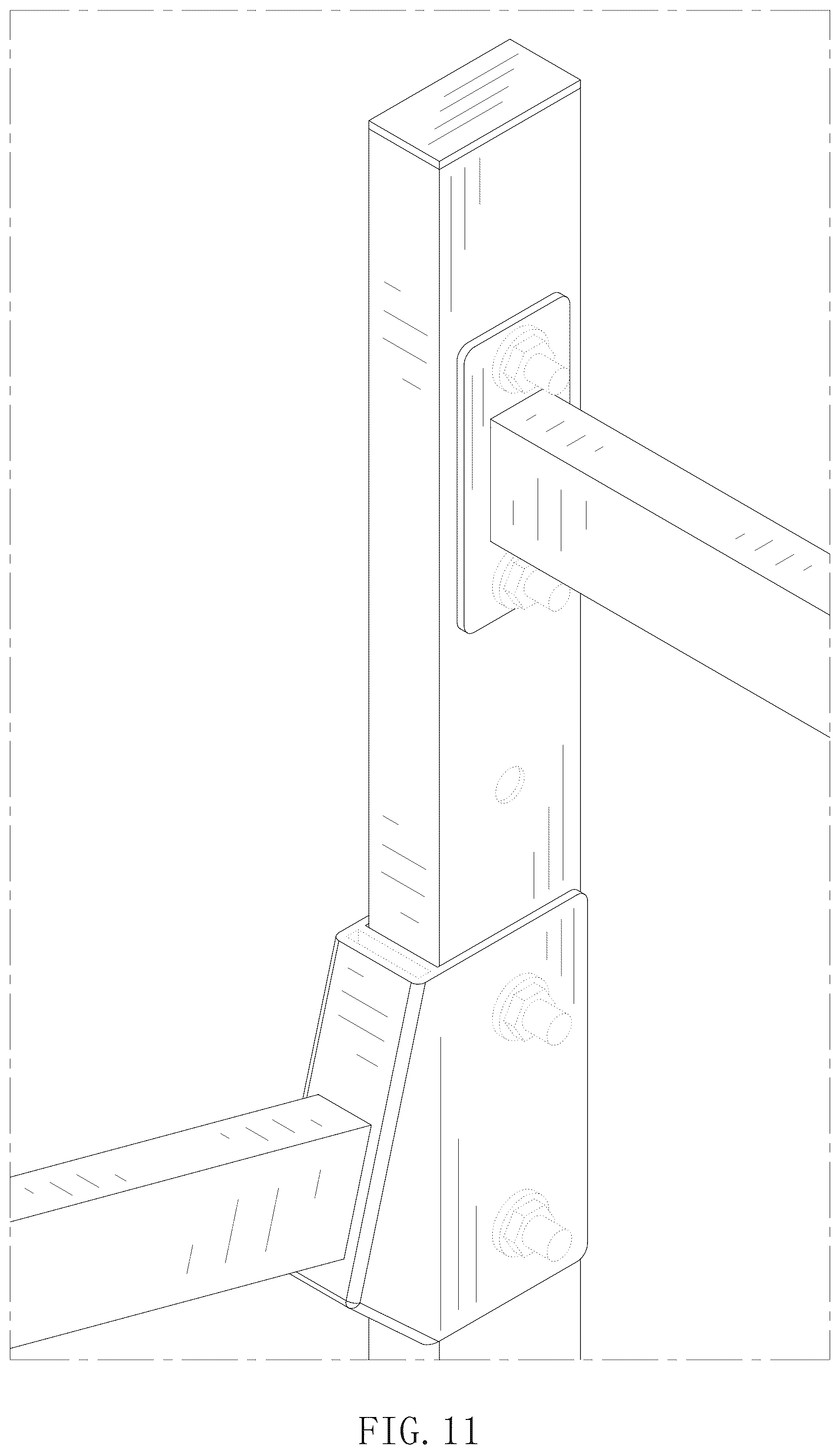 Patent USD1077543 Figure 11 – Kayak rack