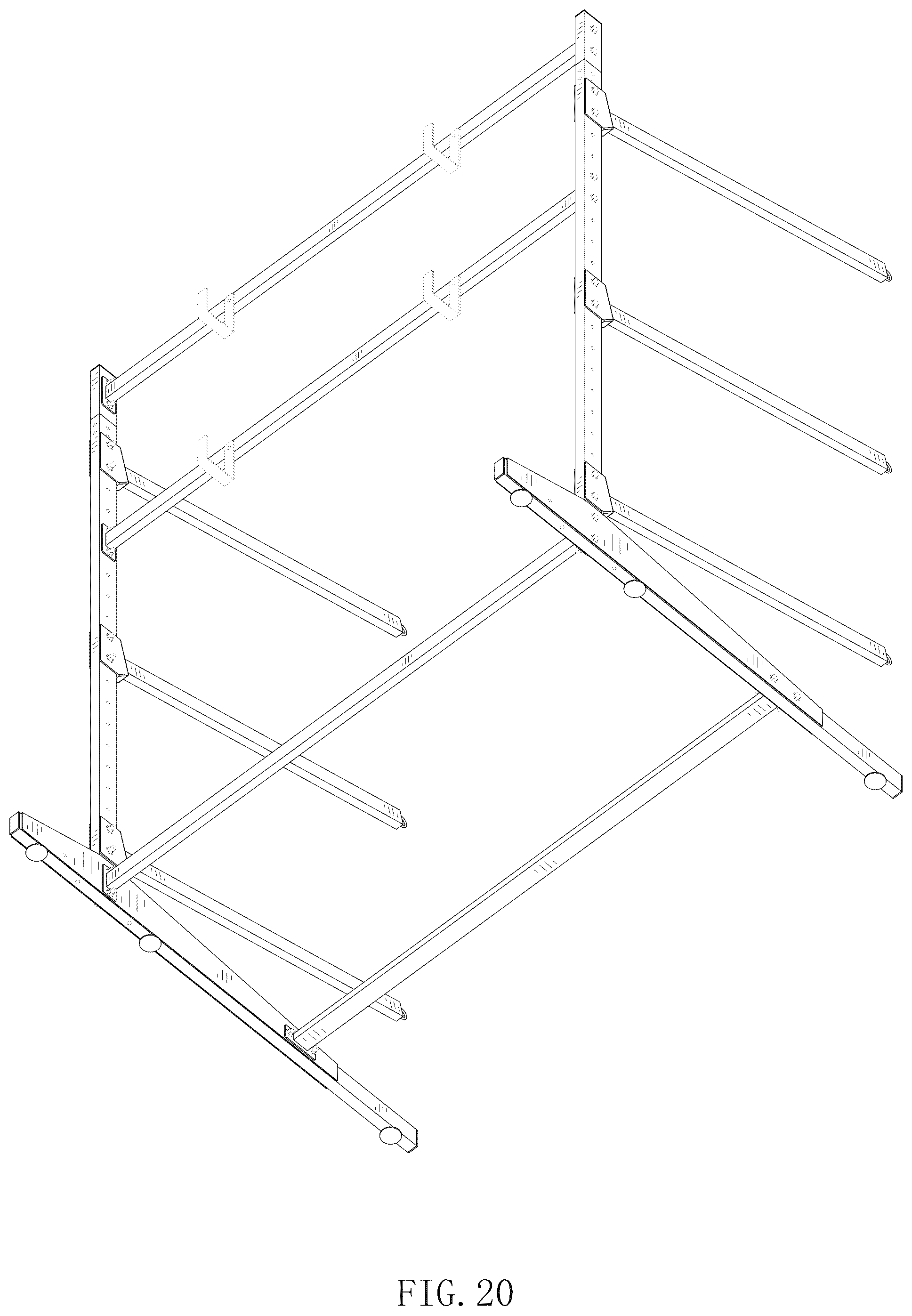 Patent USD1077543 Figure 20 – Kayak rack