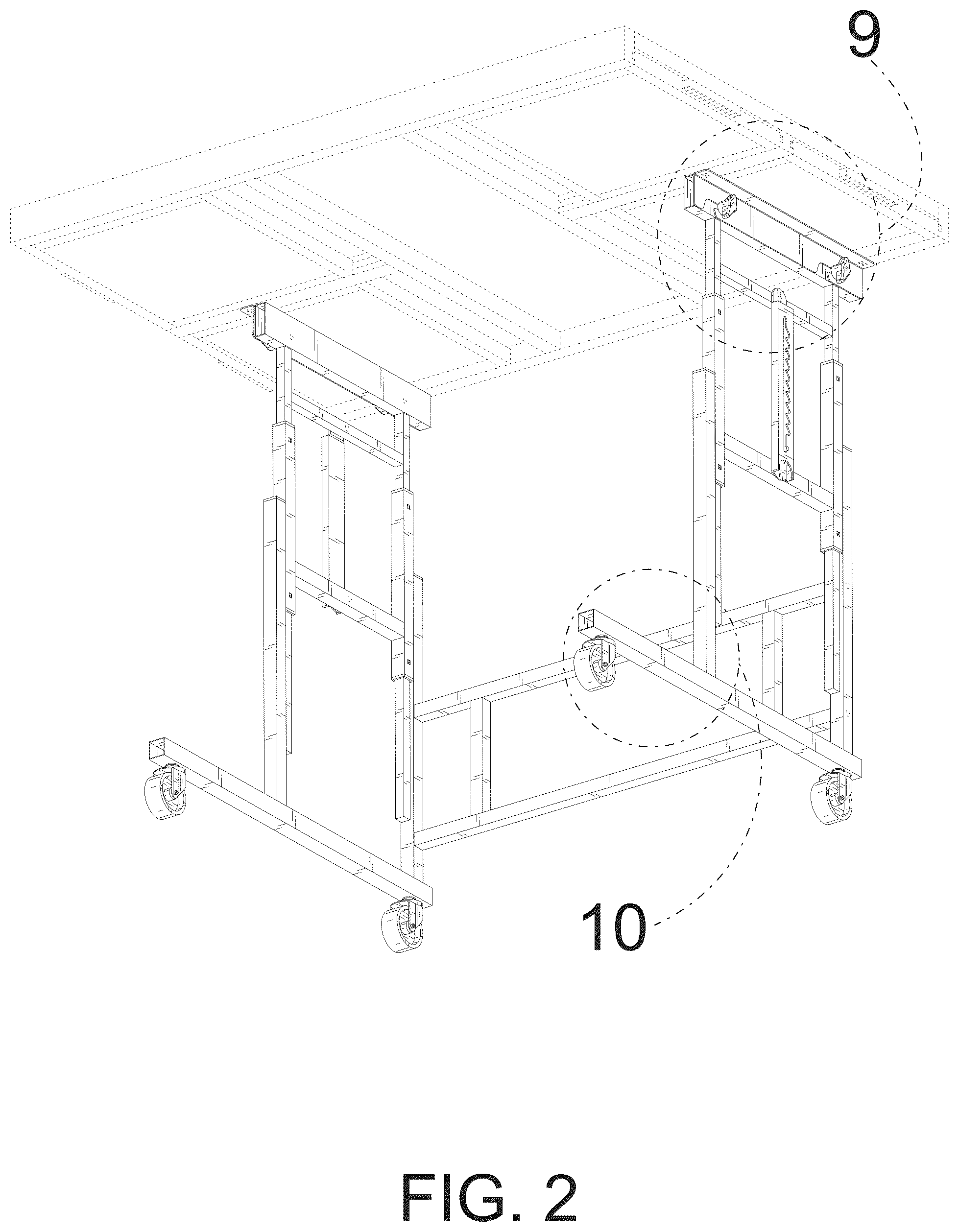 Patent USD1077545 Figure 2 – Puzzle table