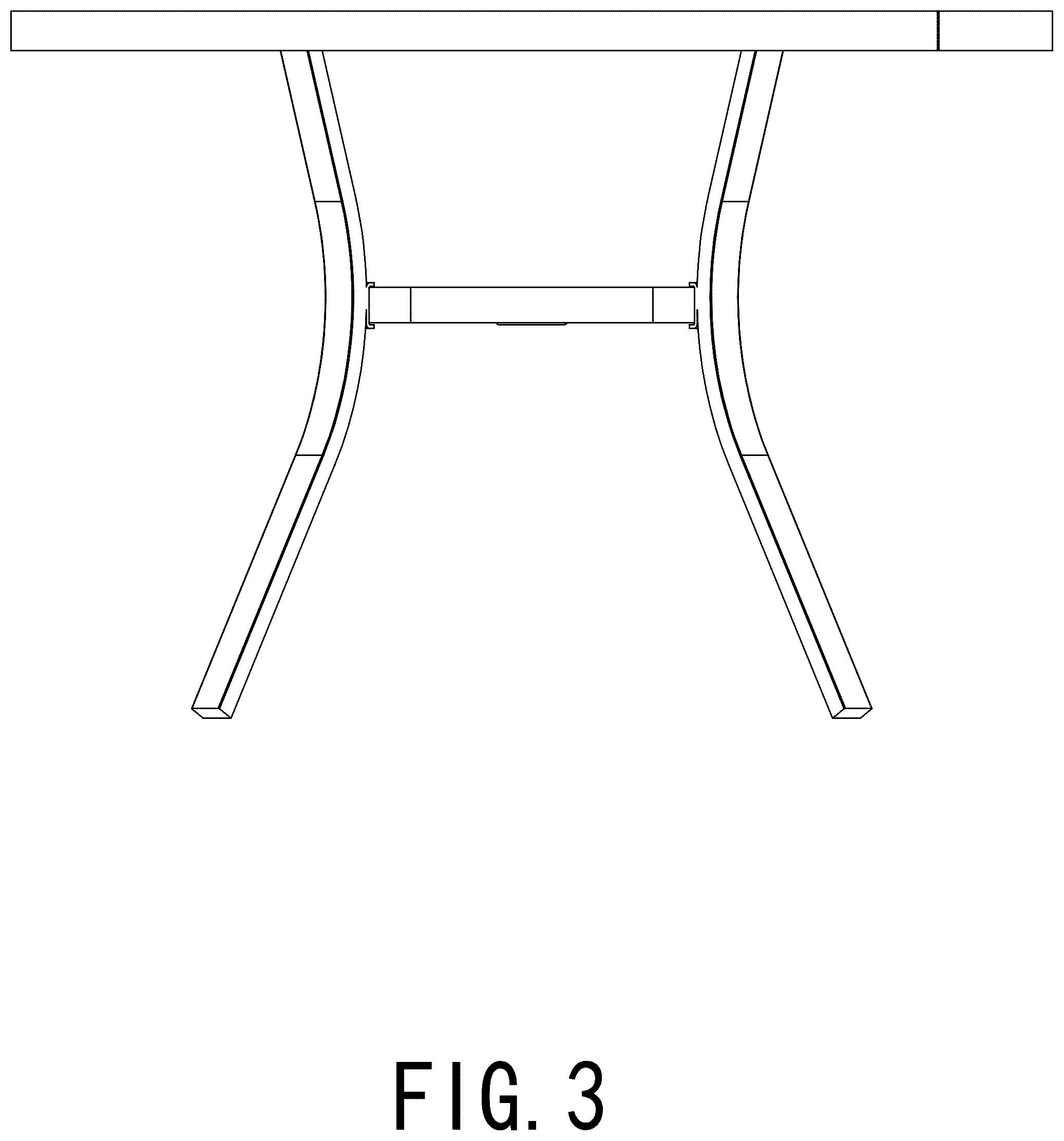 Patent USD1077546 Figure 3 – Round dining table