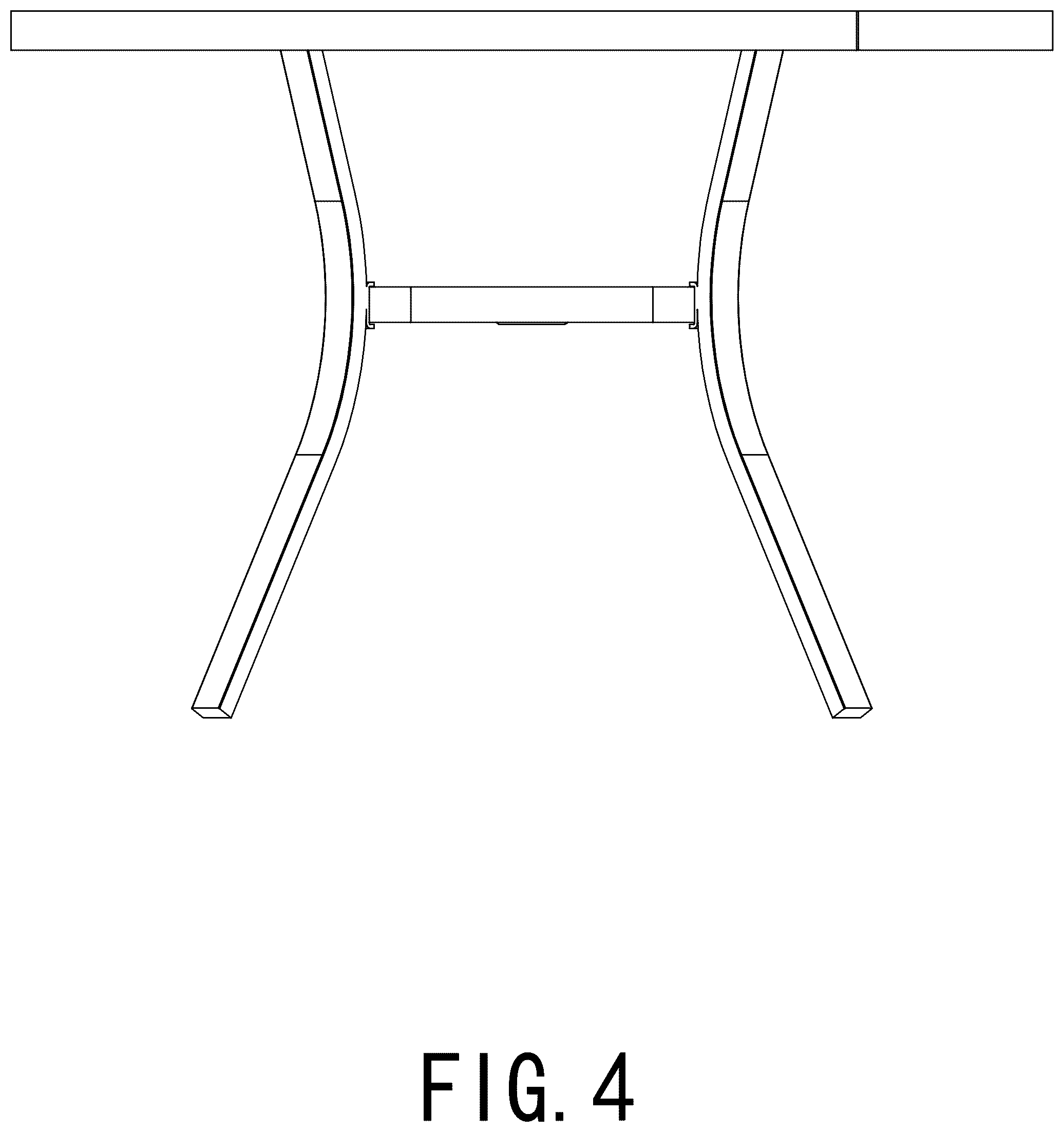 Patent USD1077546 Figure 4 – Round dining table