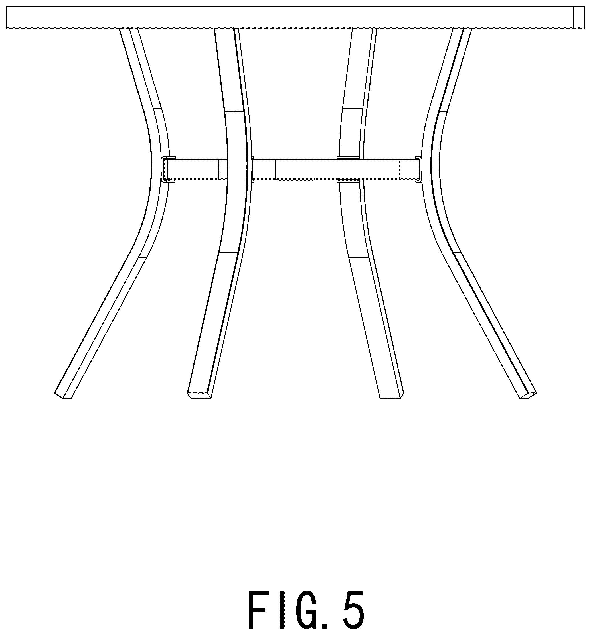 Patent USD1077546 Figure 5 – Round dining table