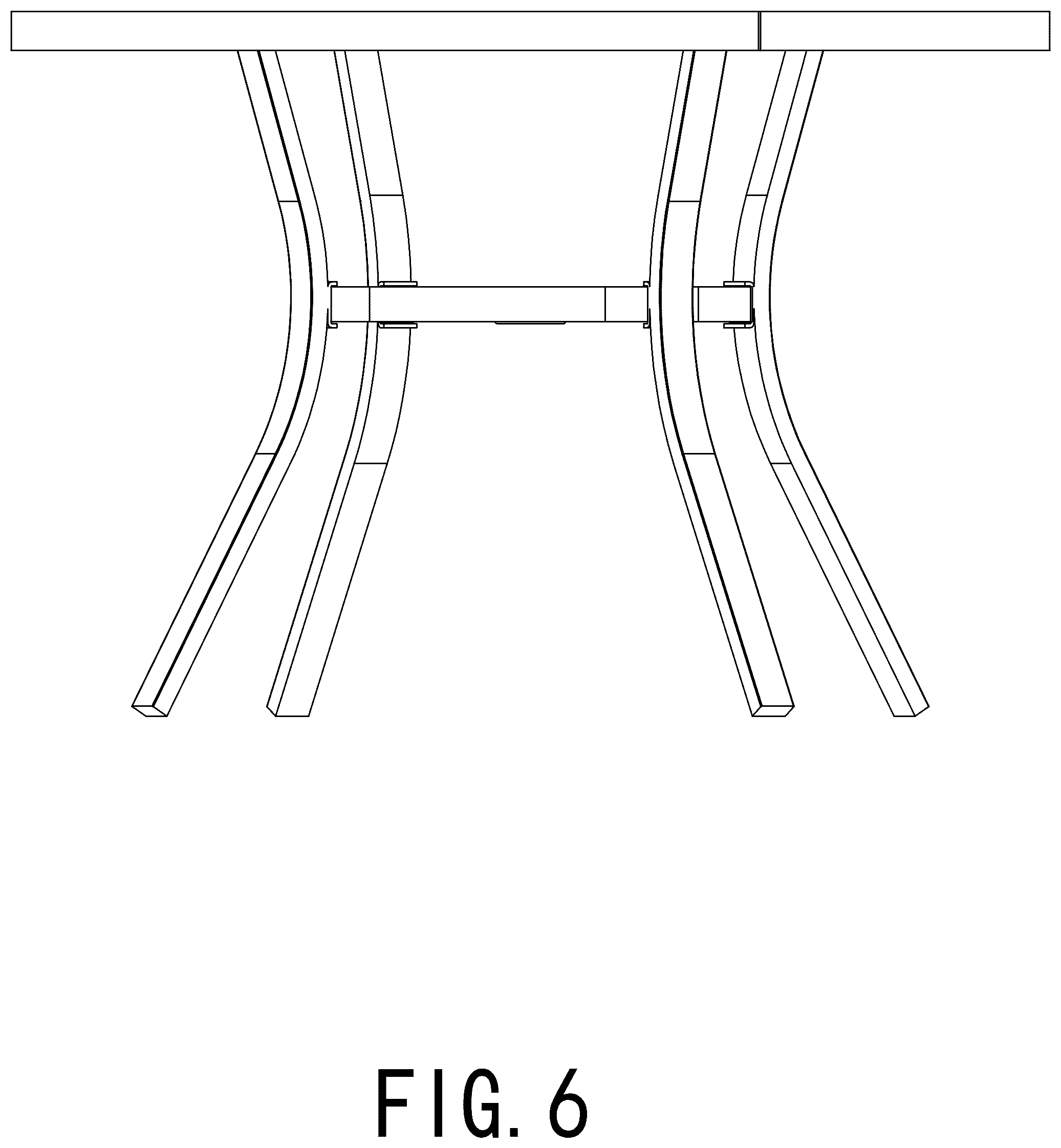 Patent USD1077546 Figure 6 – Round dining table