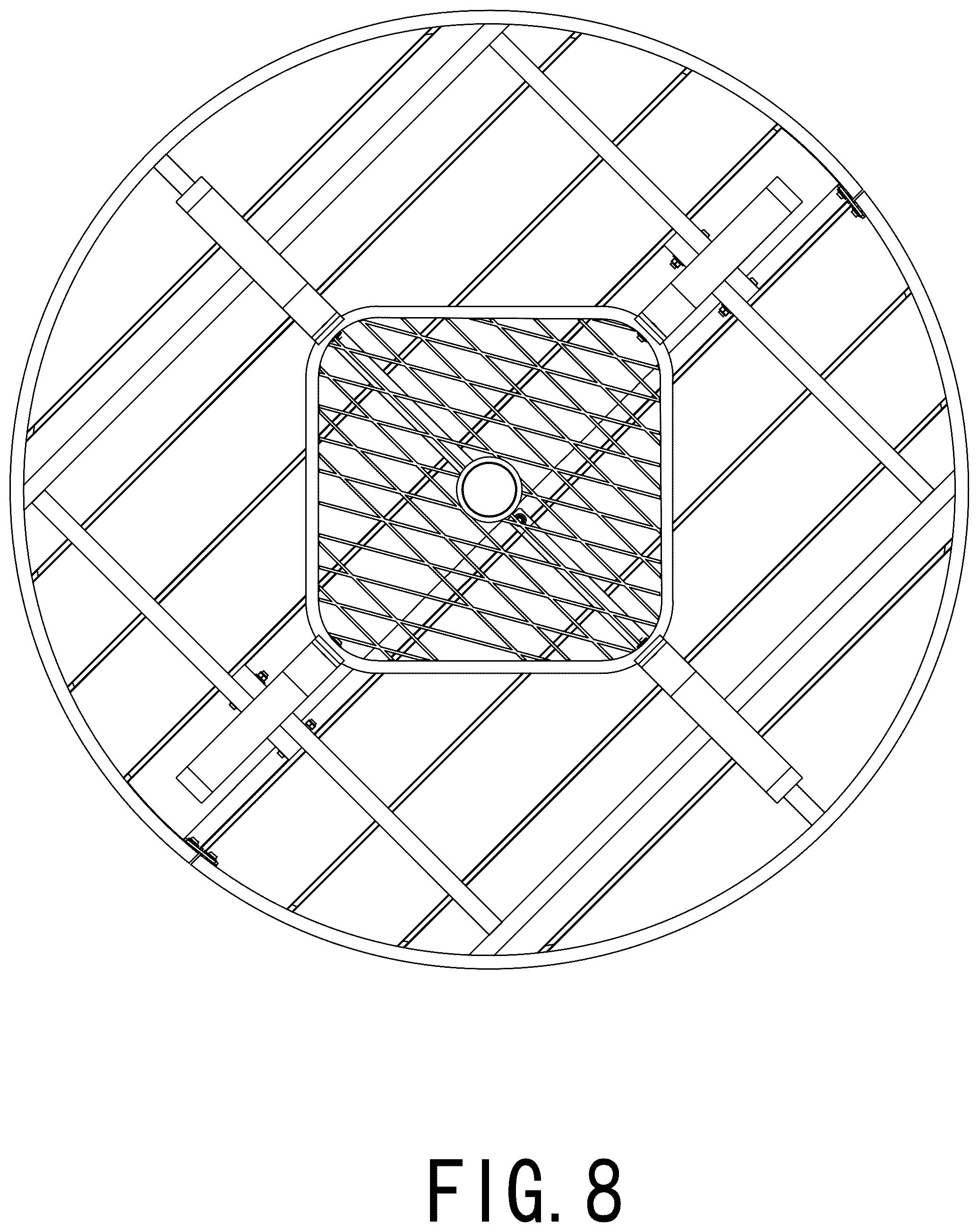 Patent USD1077546 Figure 8 – Round dining table