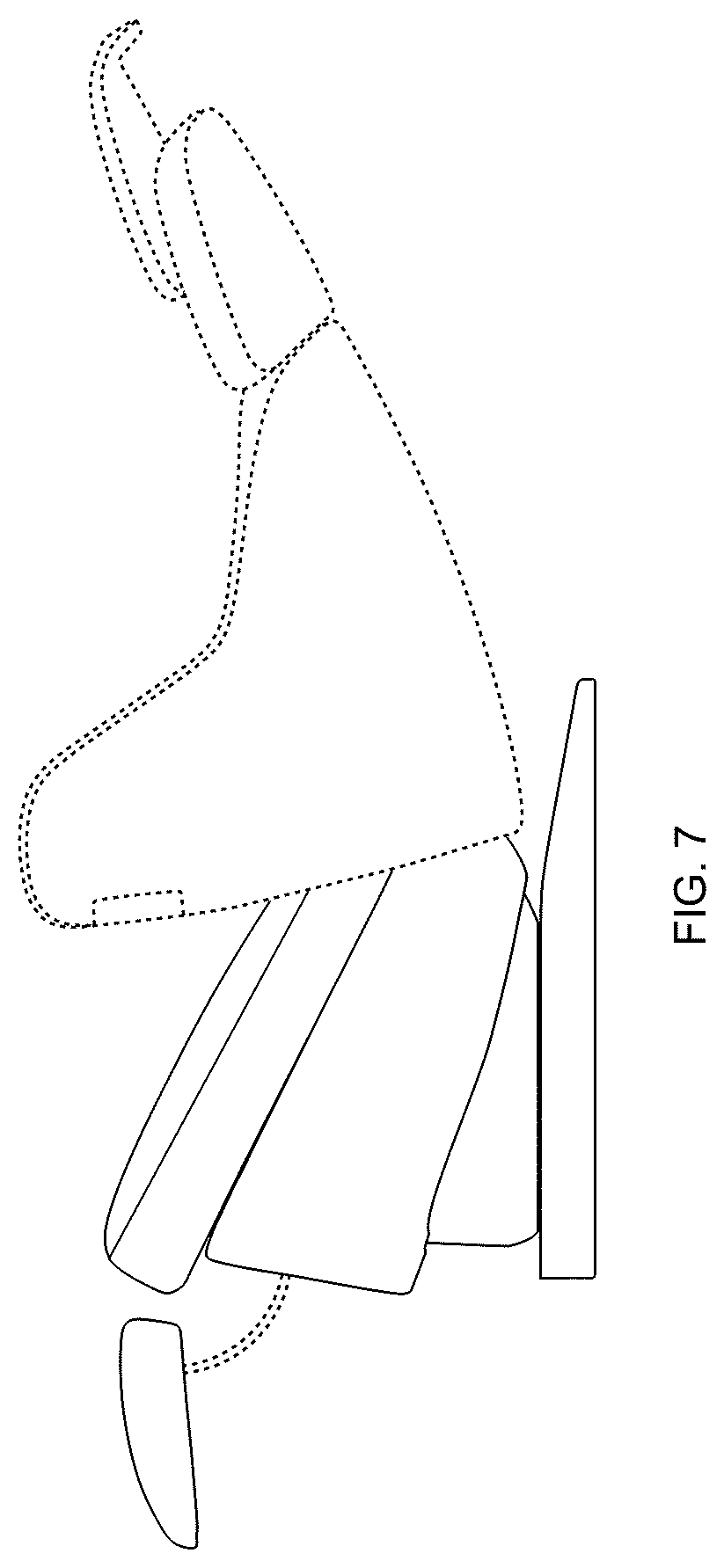 Patent USD1077547 Figure 7 – Aircraft seat