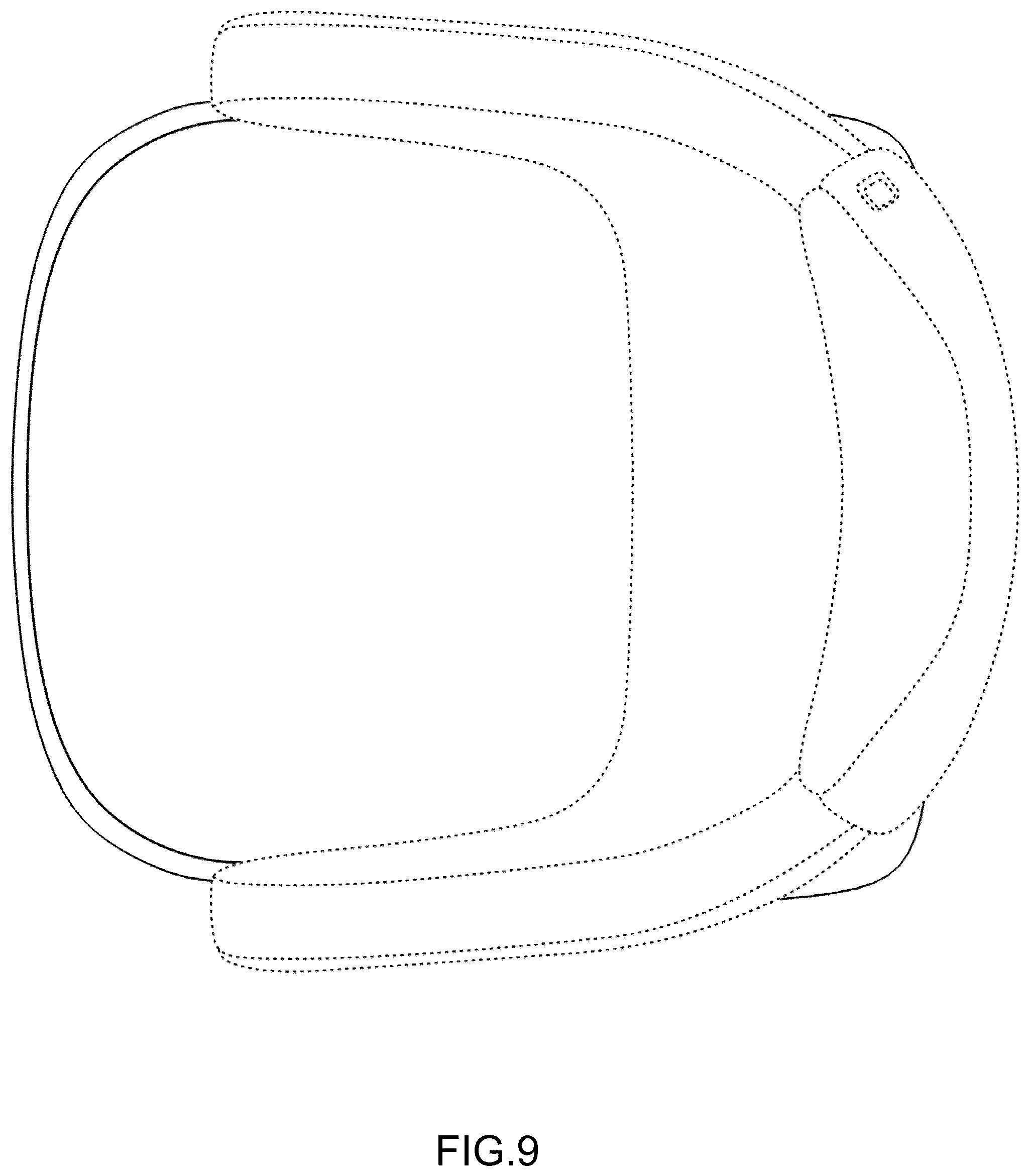 Patent USD1077547 Figure 9 – Aircraft seat