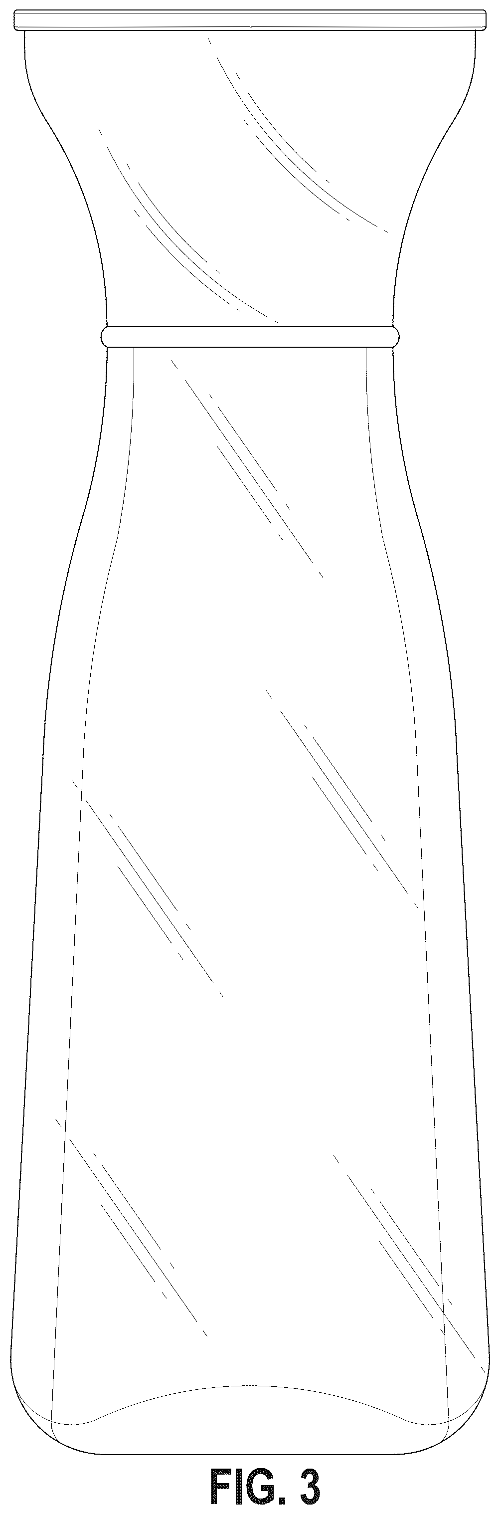 Patent USD1077549 Figure 3 – Glass water carafe