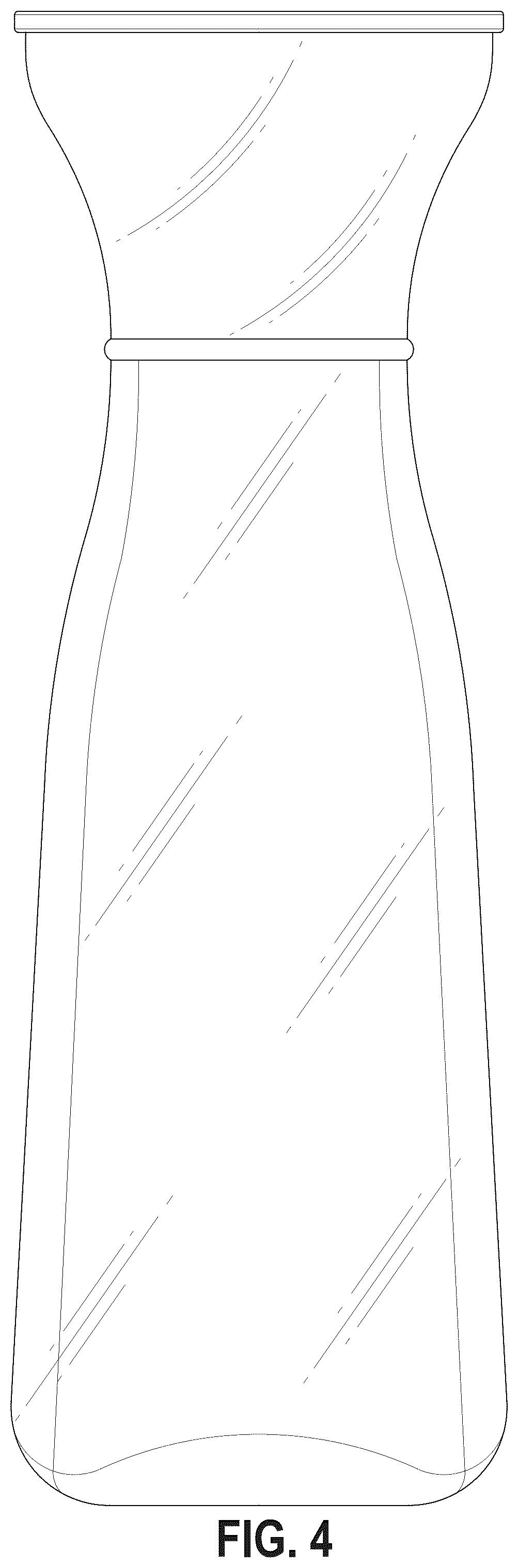 Patent USD1077549 Figure 4 – Glass water carafe
