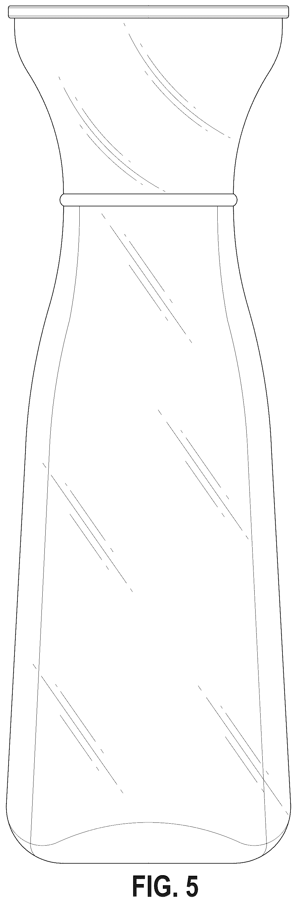 Patent USD1077549 Figure 5 – Glass water carafe