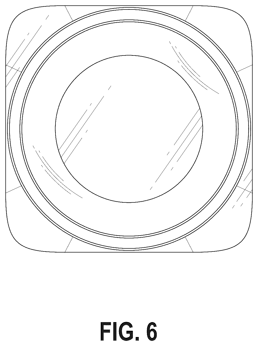 Patent USD1077549 Figure 6 – Glass water carafe