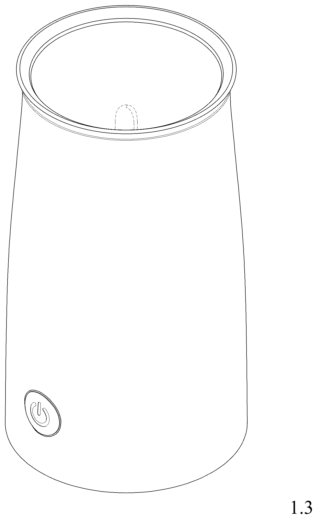 Patent USD1077550 Figure 3 – Hot chocolate maker