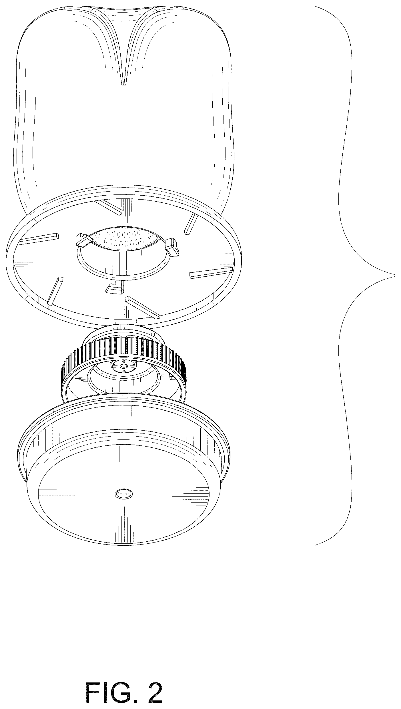 Patent USD1077551 Figure 2 – Filter bowl