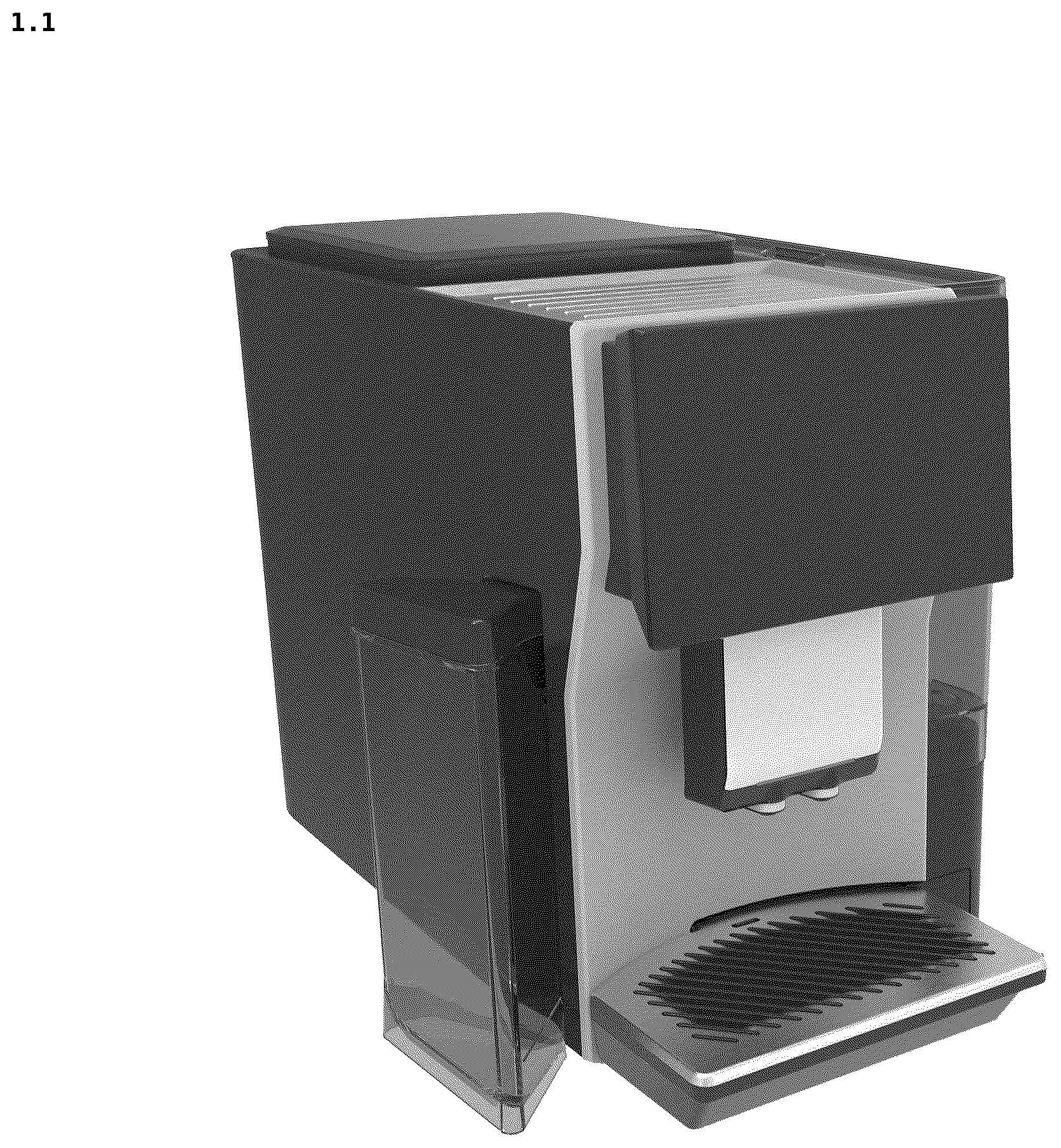 Patent USD1077552 — Coffee machine — Figure 1