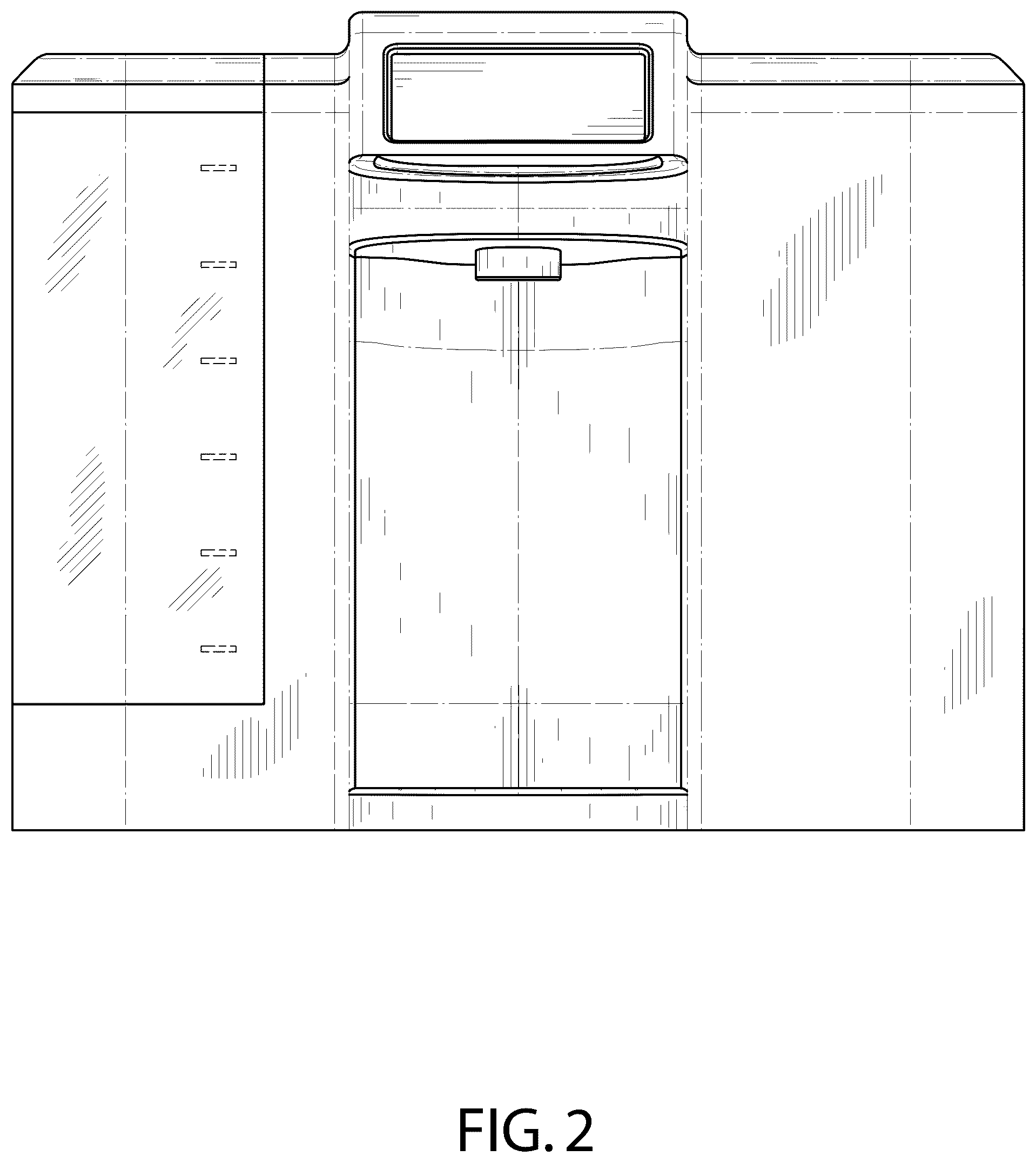 Patent USD1077553 Figure 2 – Water processing machine